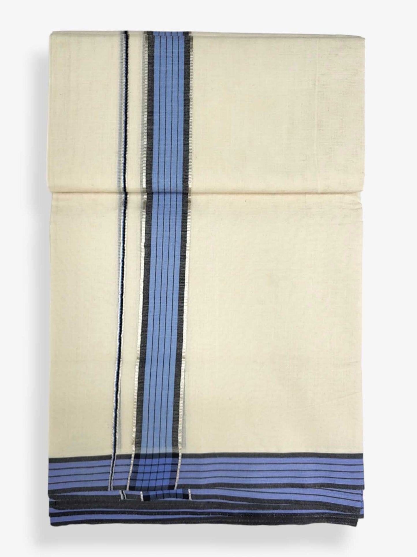 Pure Cotton Kerala Double Dhoti/Mundu
