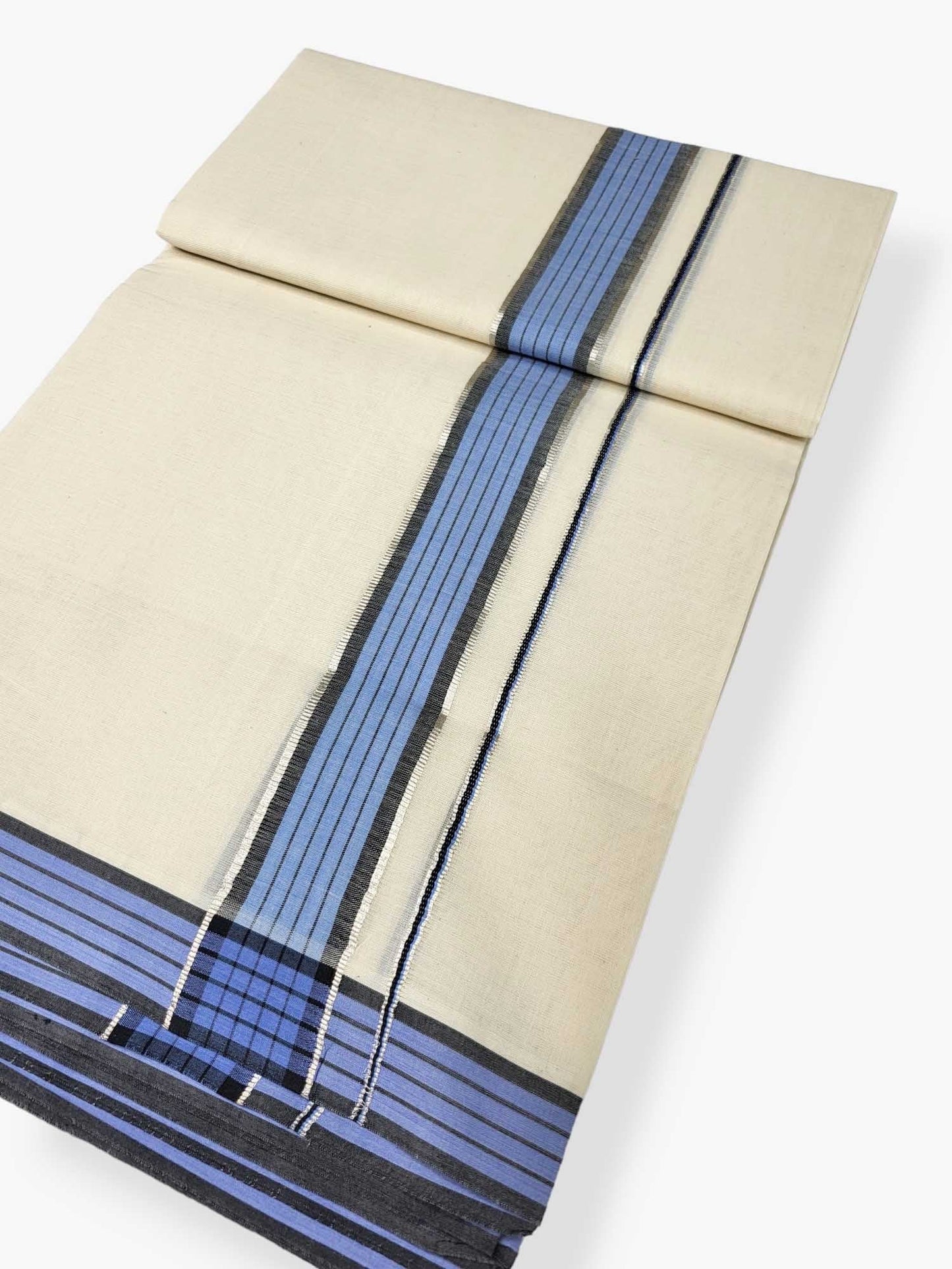 Pure Cotton Kerala Double Dhoti/Mundu