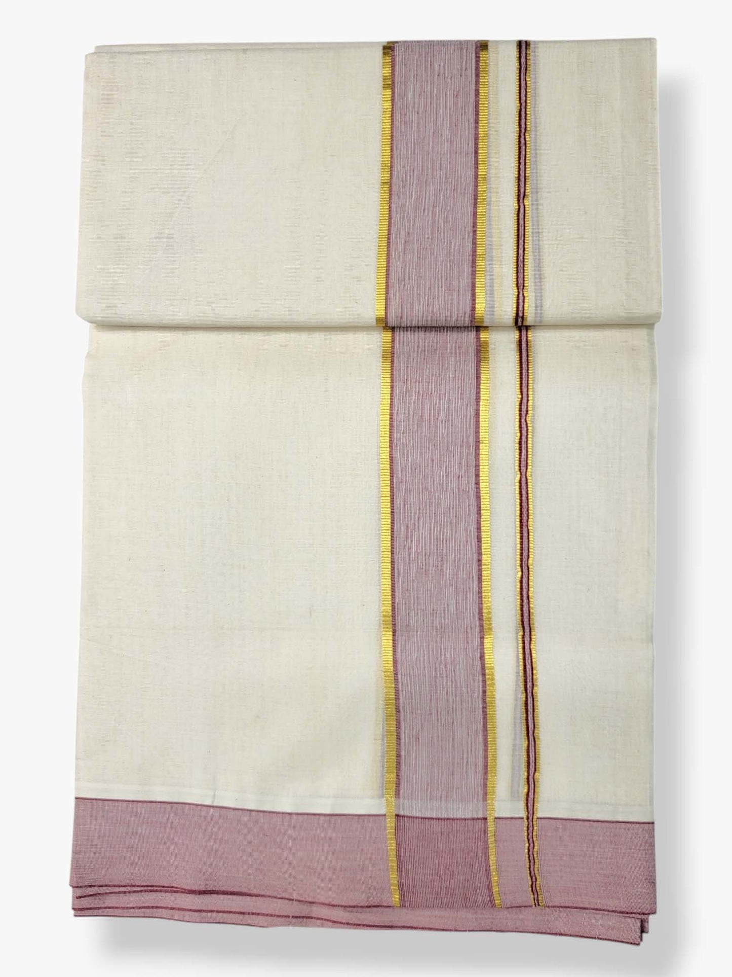 Pure Cotton Kerala Double Dhoti/Mundu