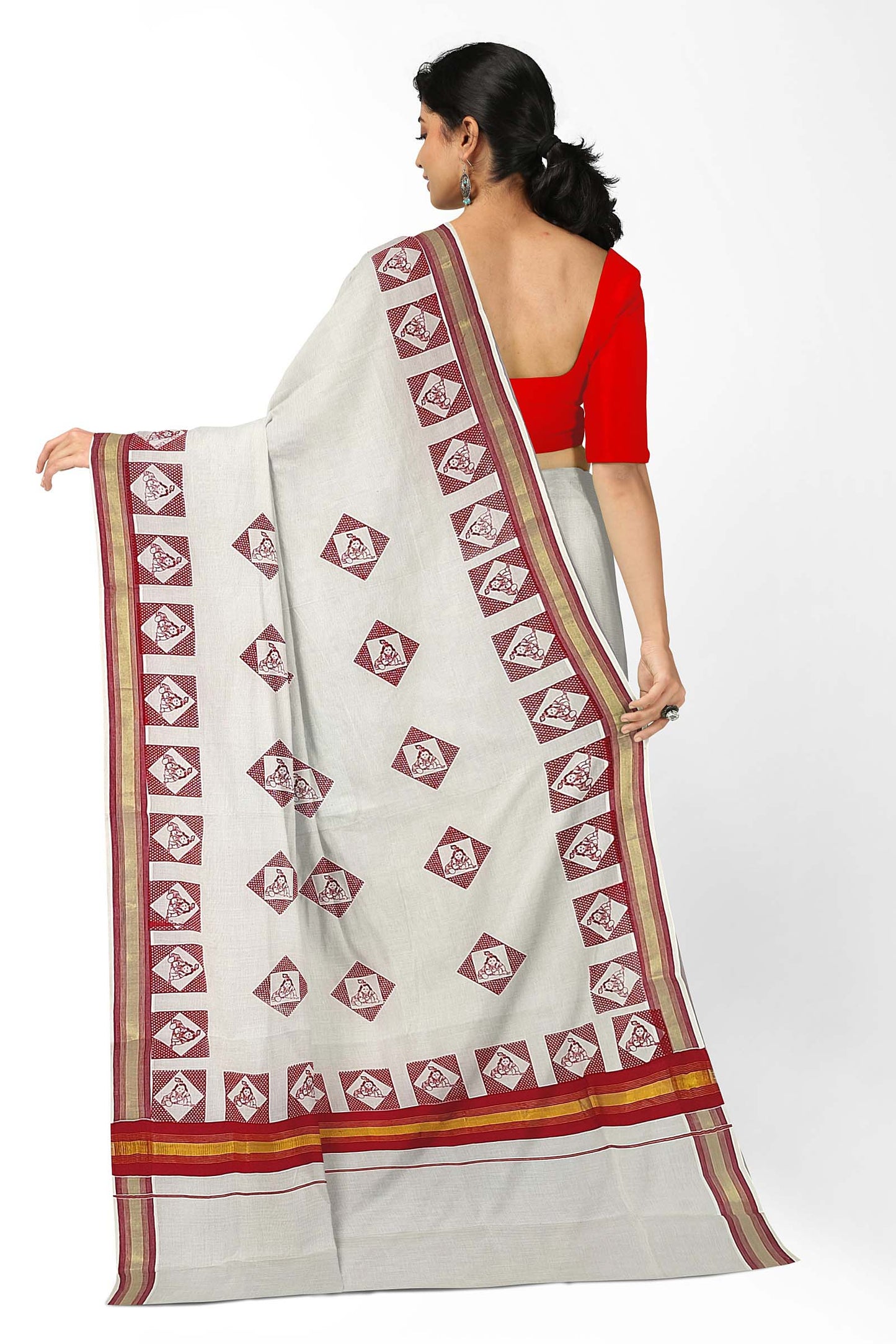 Kerala Printed Saree for Women