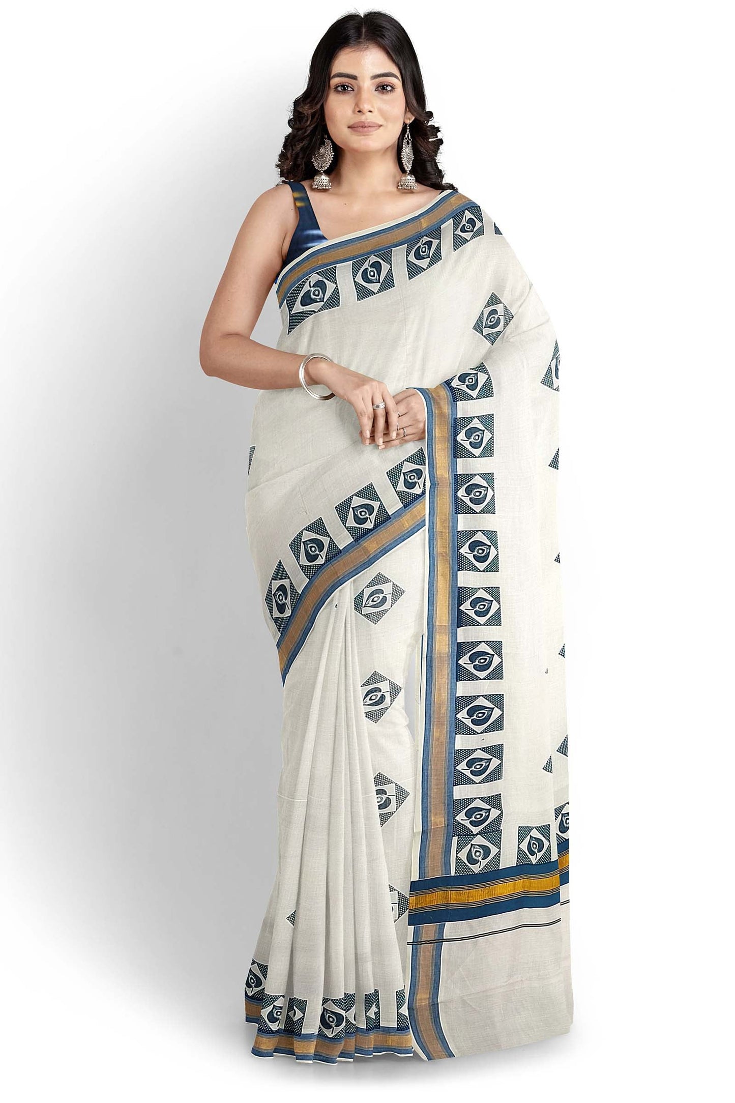 Kerala Printed Saree for Women