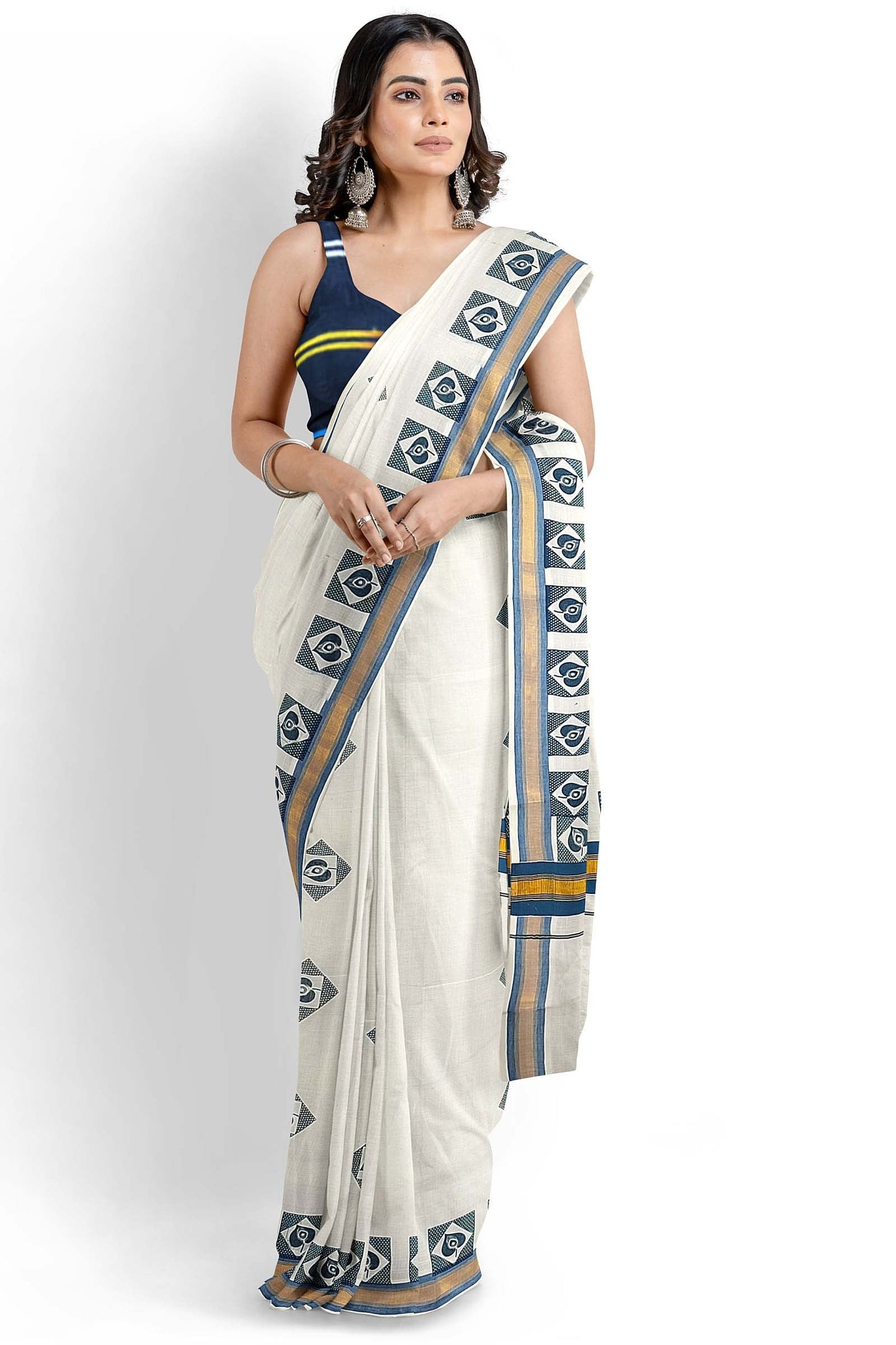 Kerala Printed Saree for Women