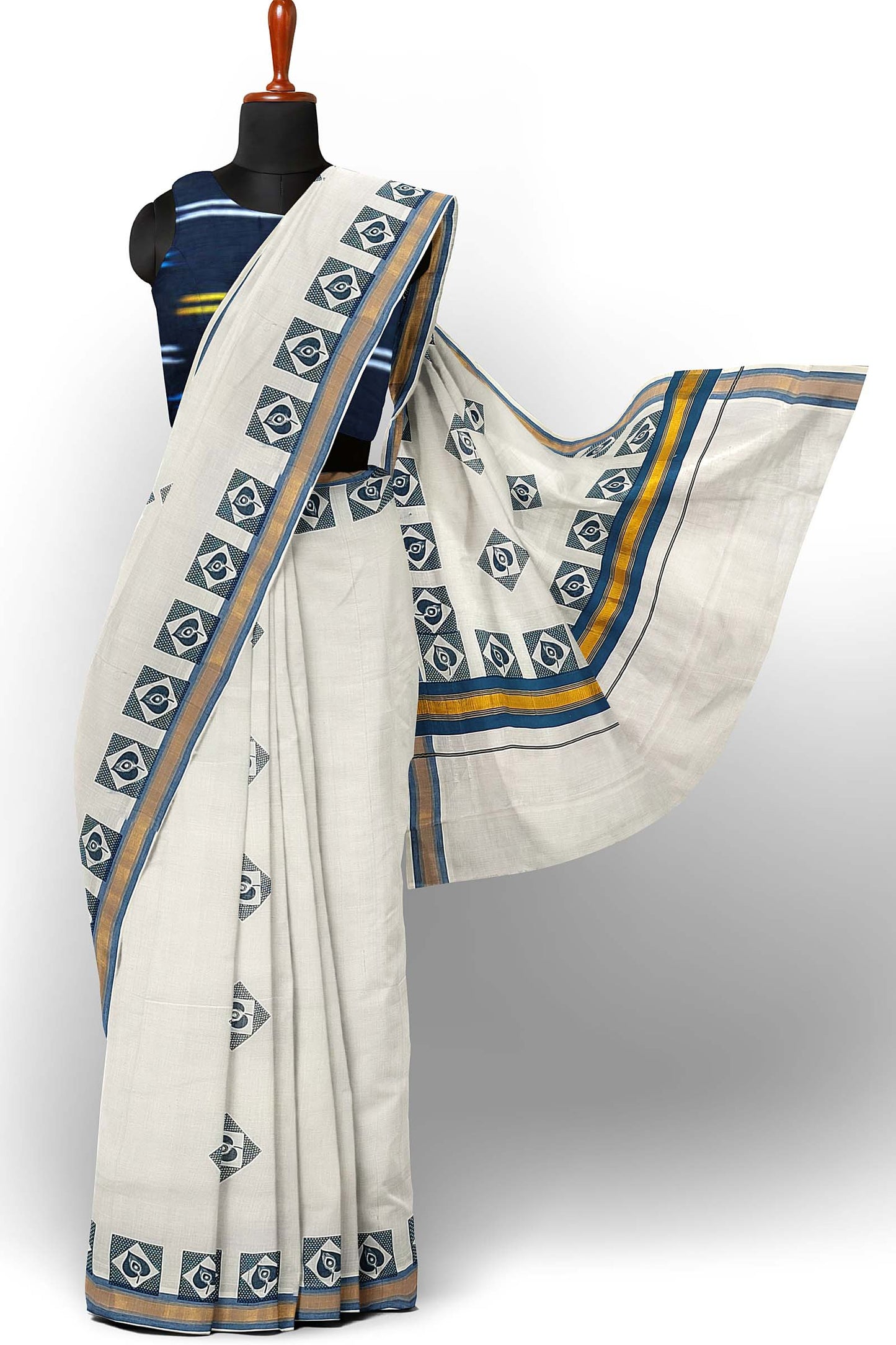 Kerala Printed Saree for Women