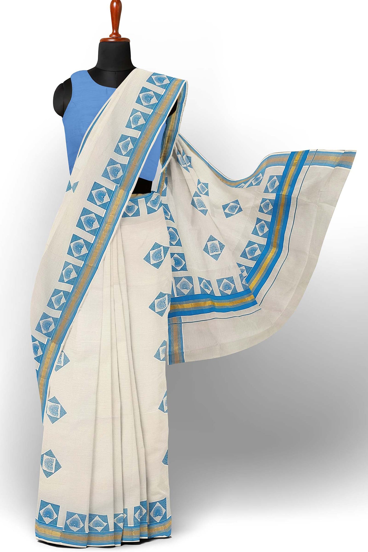 Kerala Printed Saree for Women