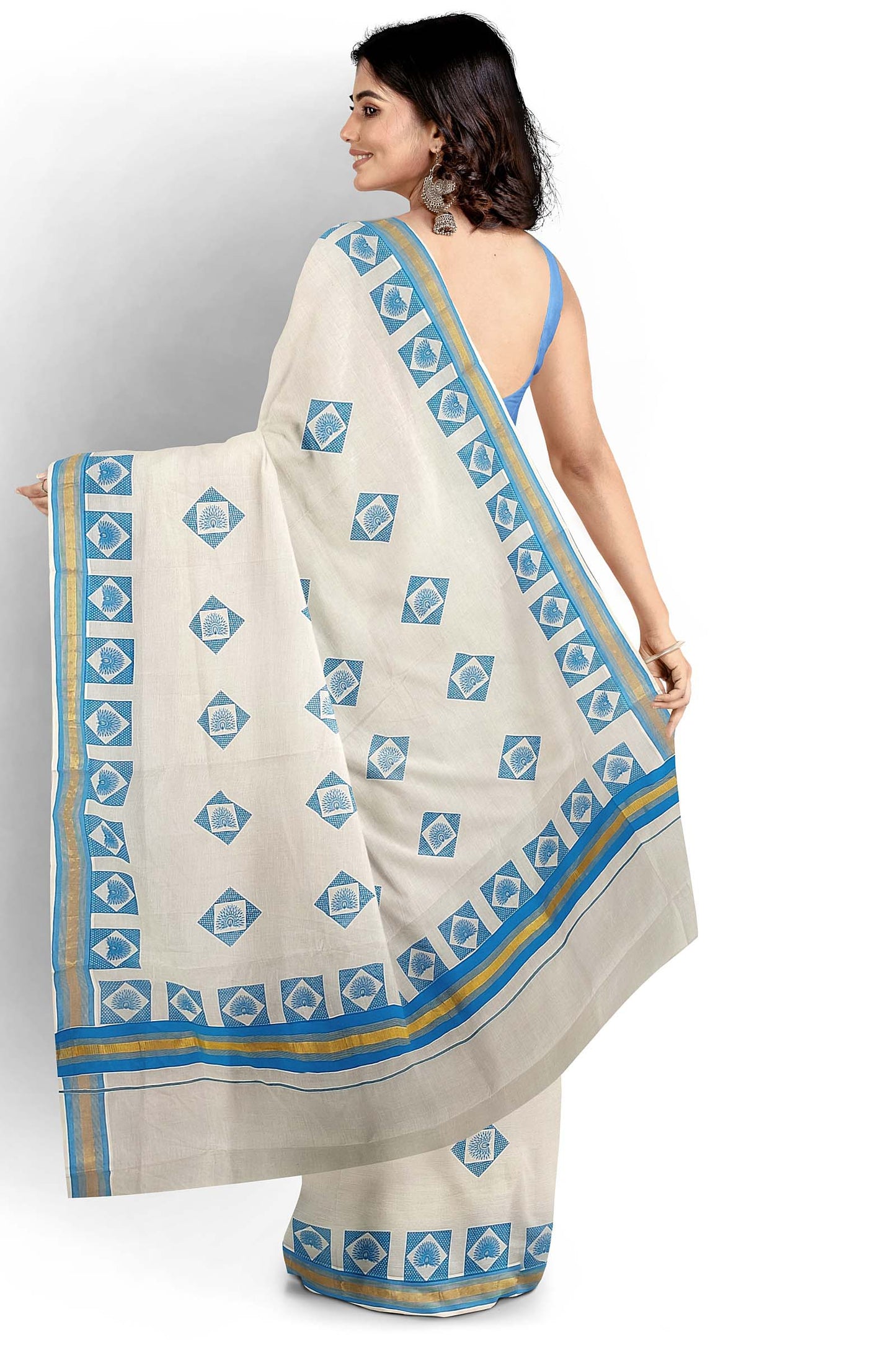 Kerala Printed Saree for Women
