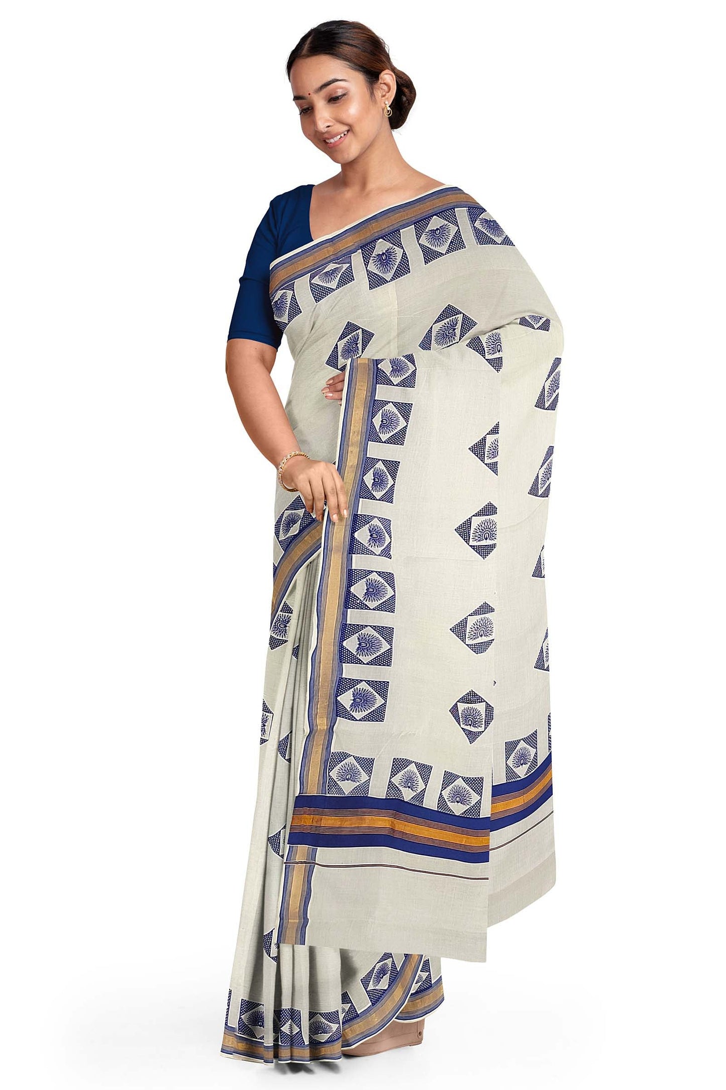 Kerala Printed Saree for Women