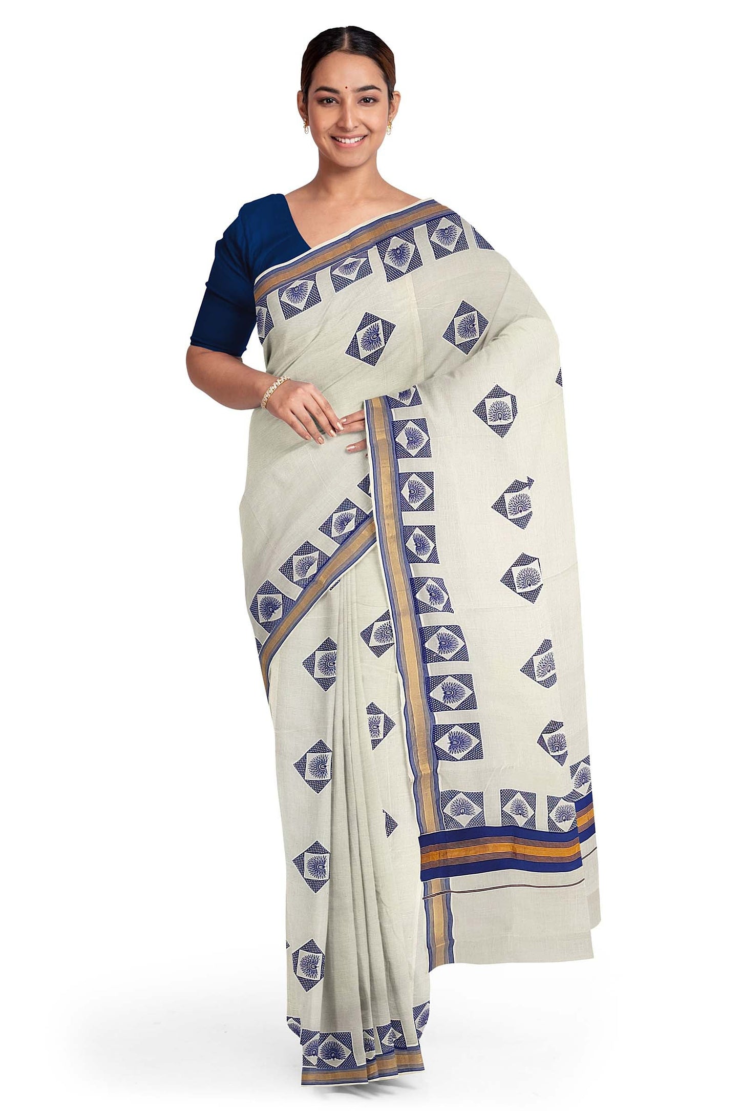 Kerala Printed Saree for Women