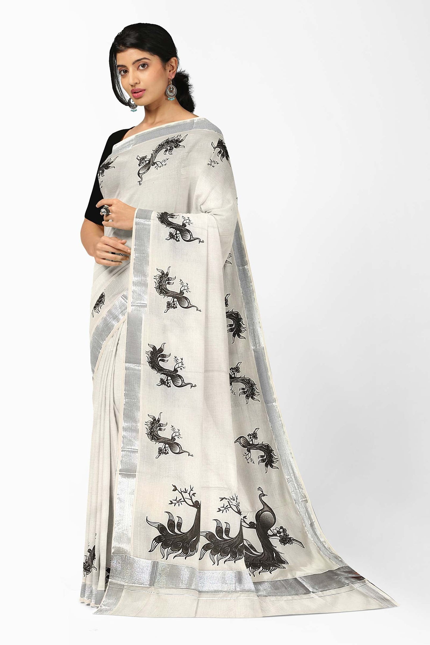 Kerala Printed Saree for Women