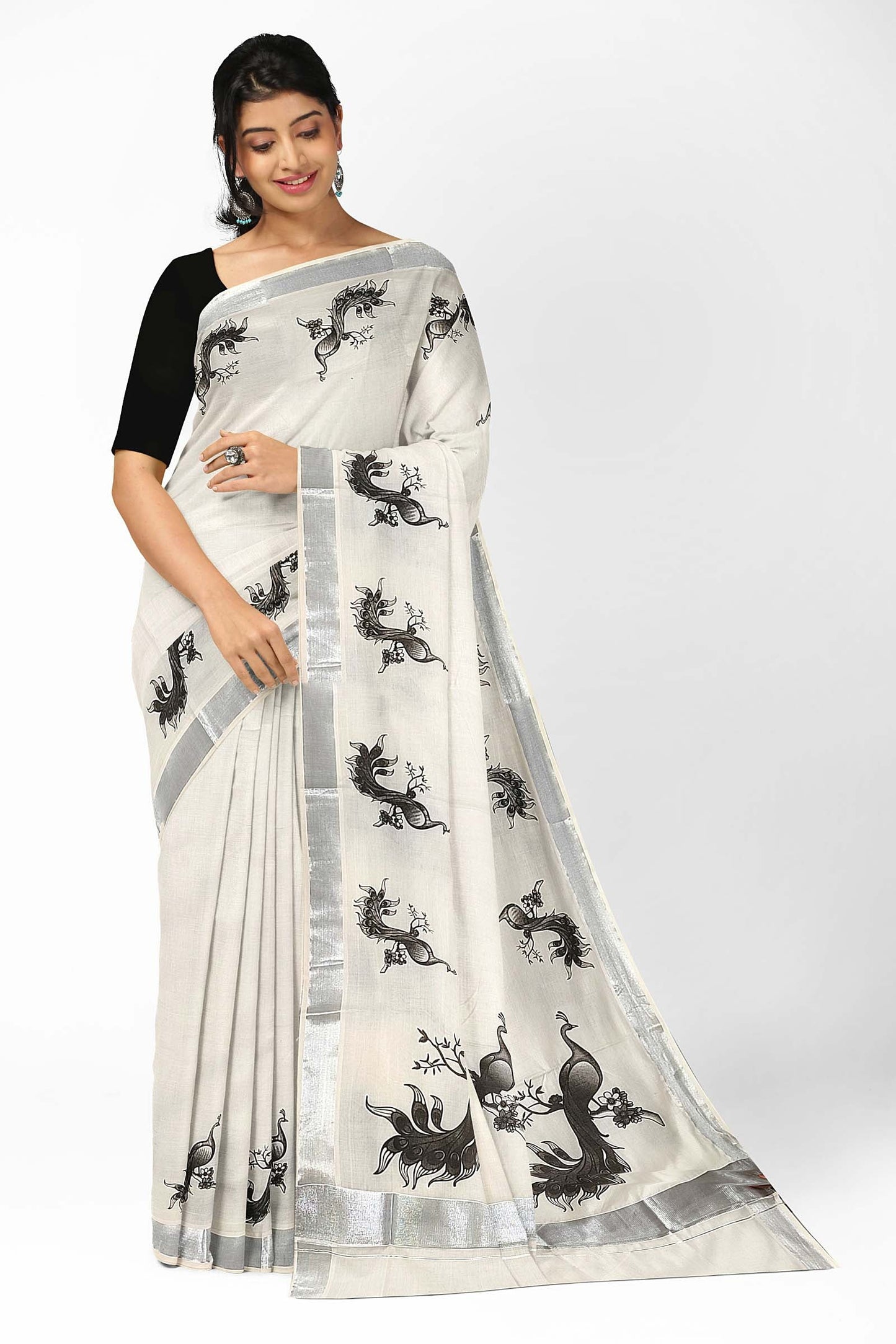 Kerala Printed Saree for Women