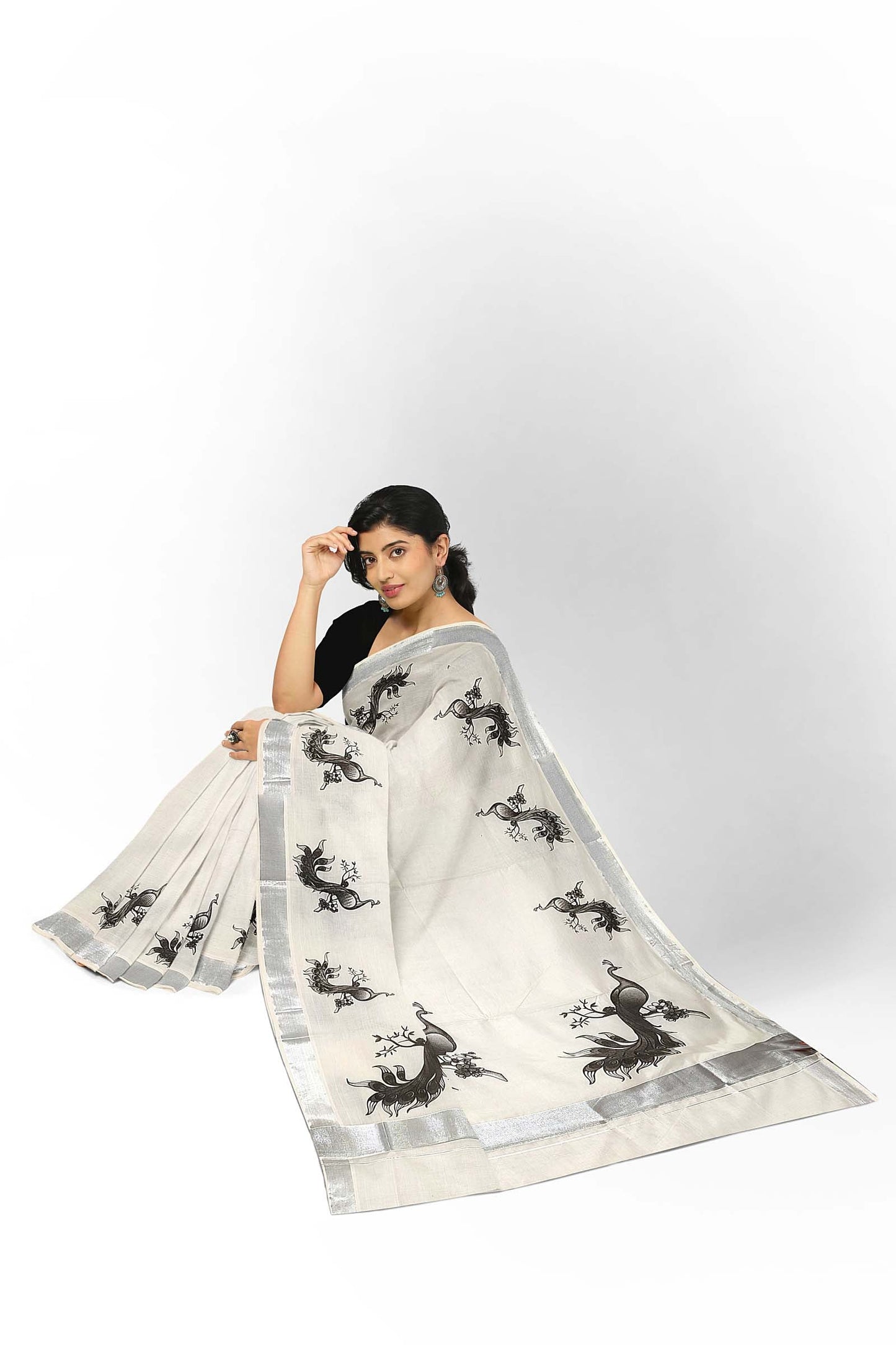 Kerala Printed Saree for Women