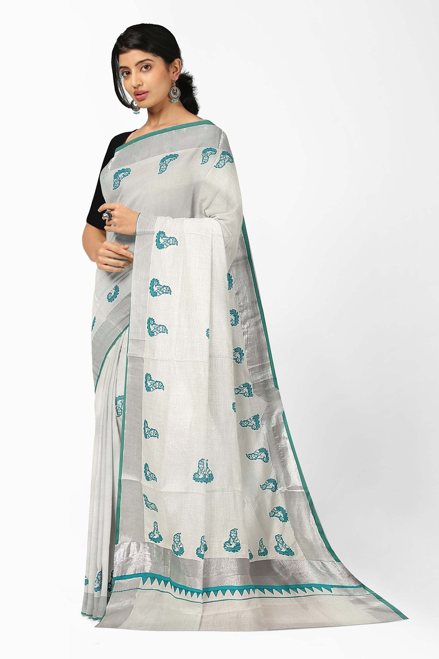 Kerala Printed Saree for Women
