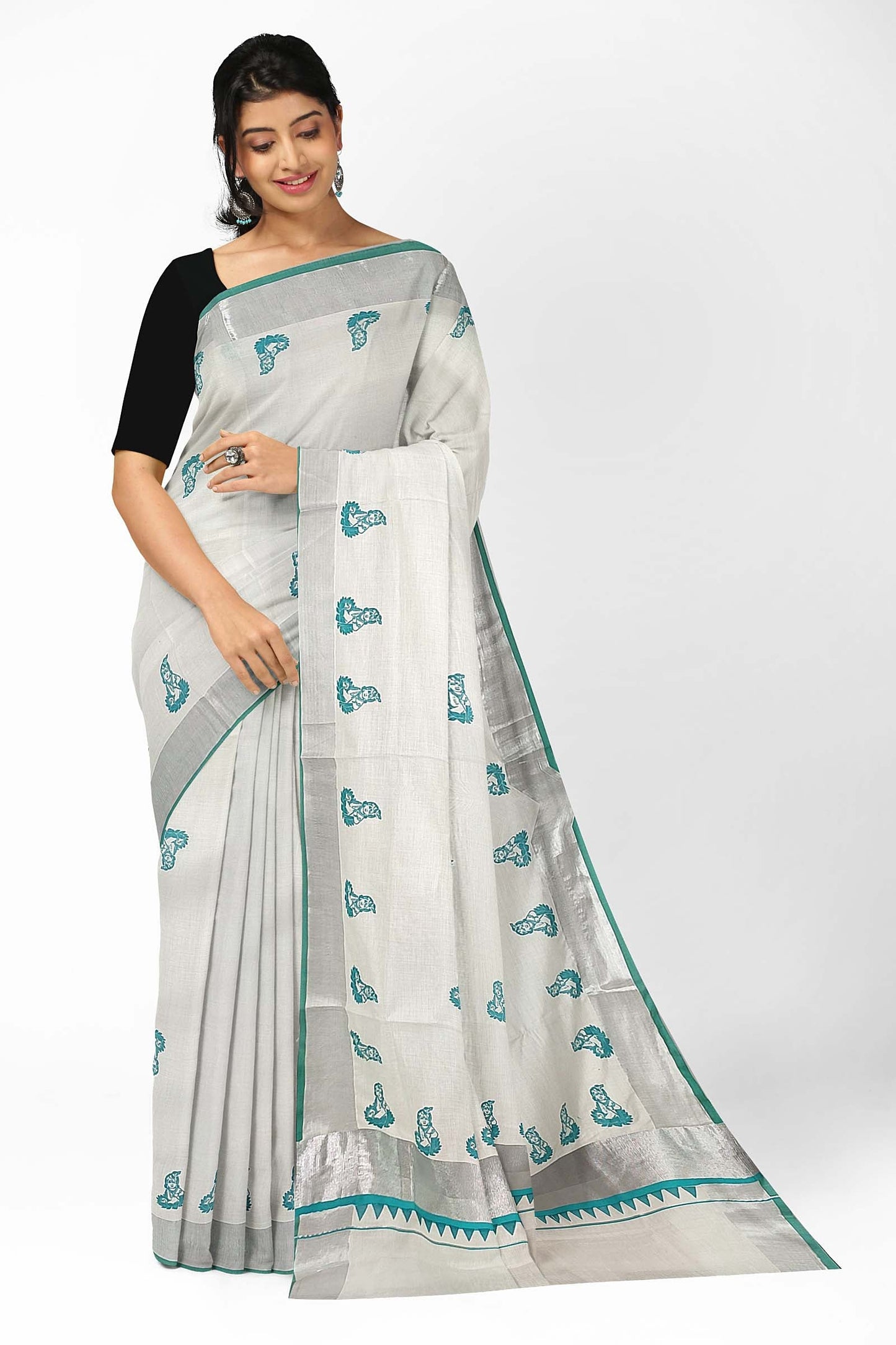 Kerala Printed Saree for Women