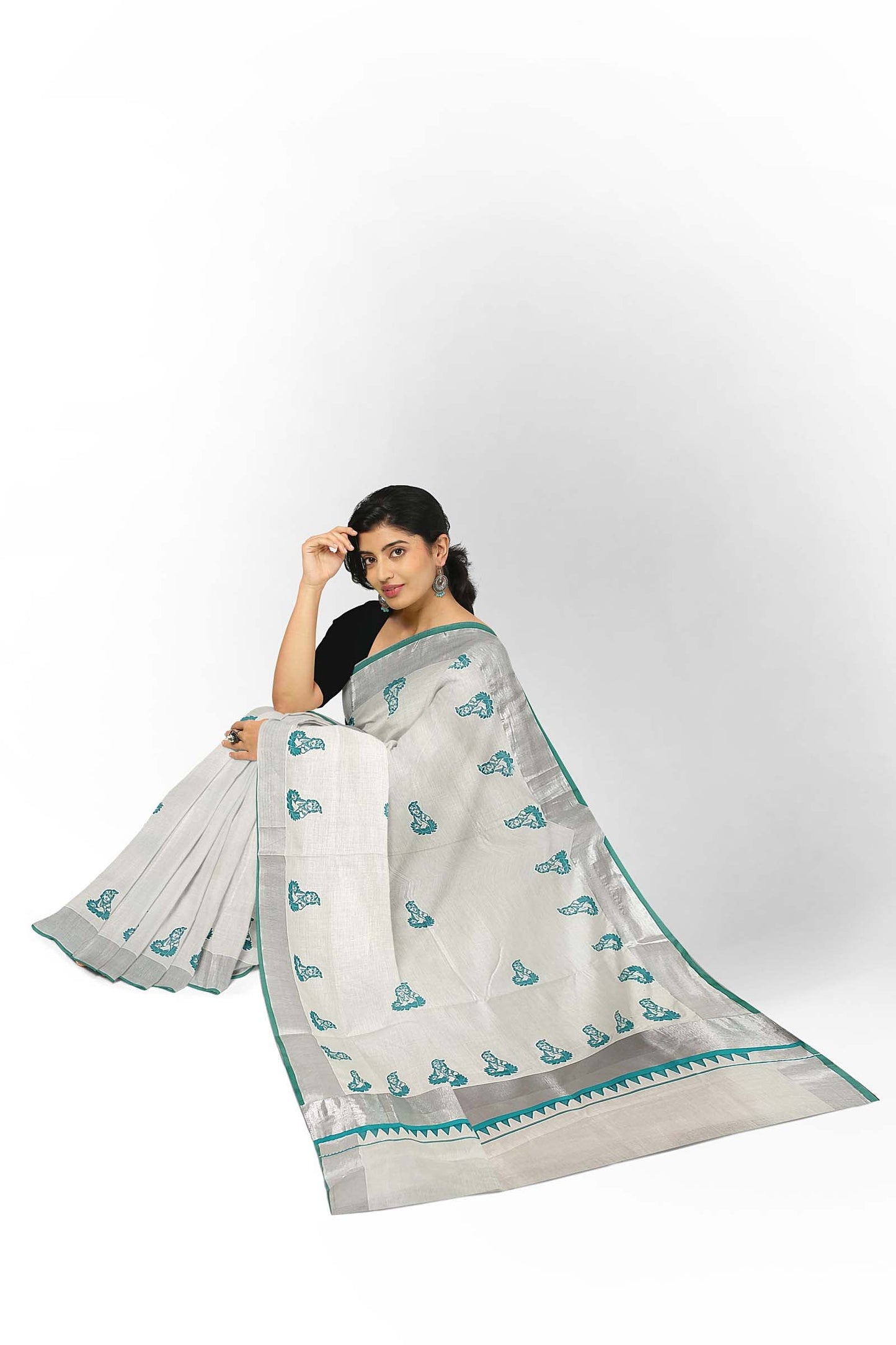 Kerala Printed Saree for Women