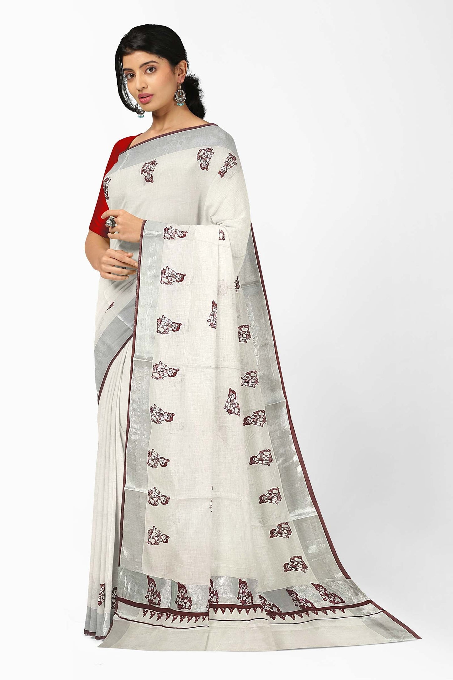 Kerala Printed Saree for Women