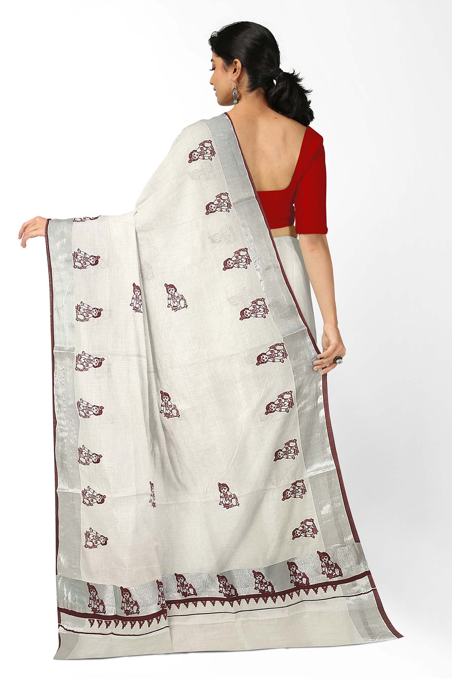 Kerala Printed Saree for Women