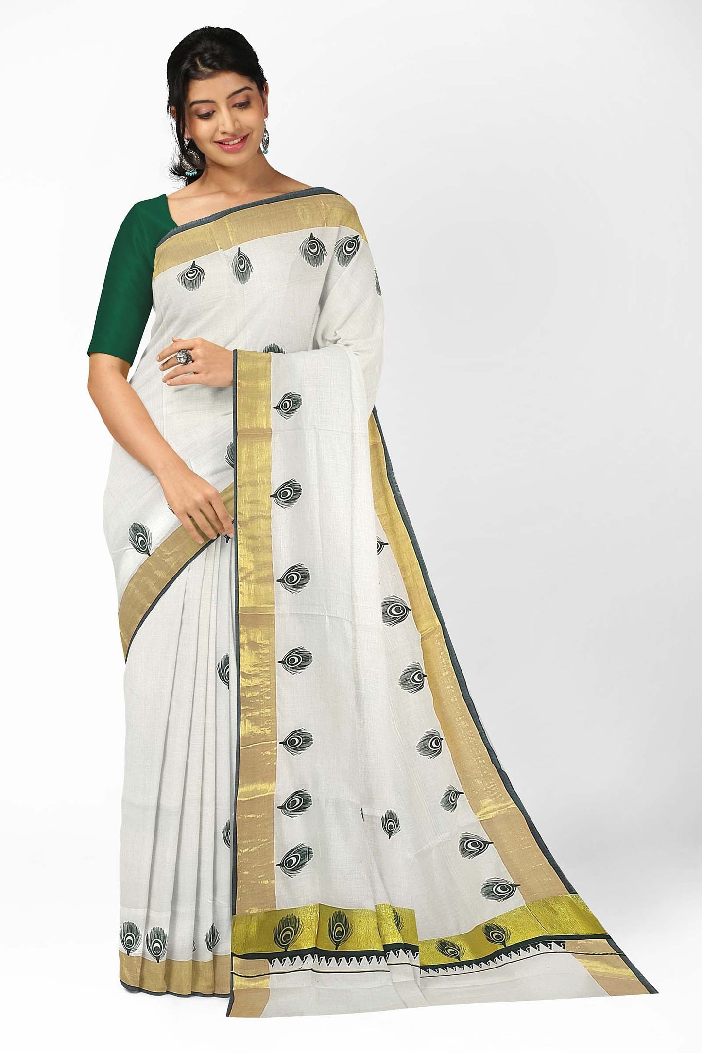 Kerala Printed Saree for Women
