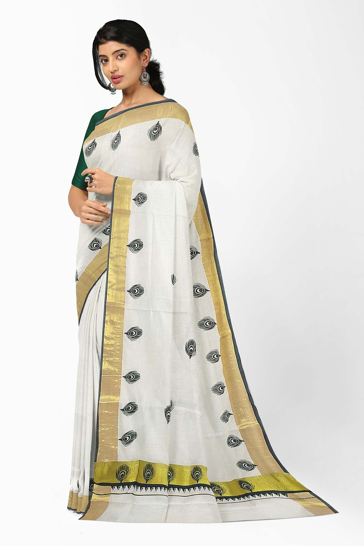 Kerala Printed Saree for Women