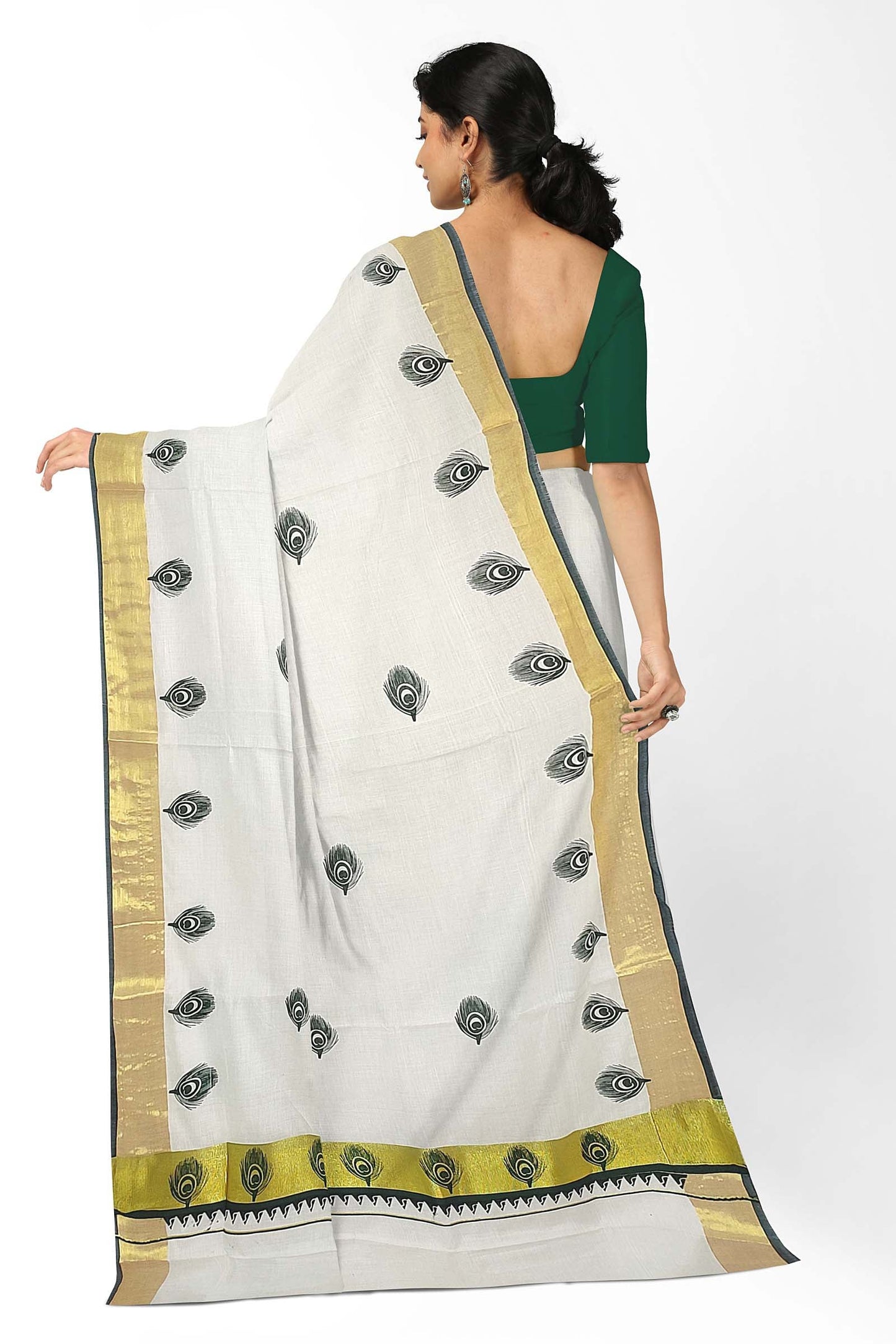 Kerala Printed Saree for Women