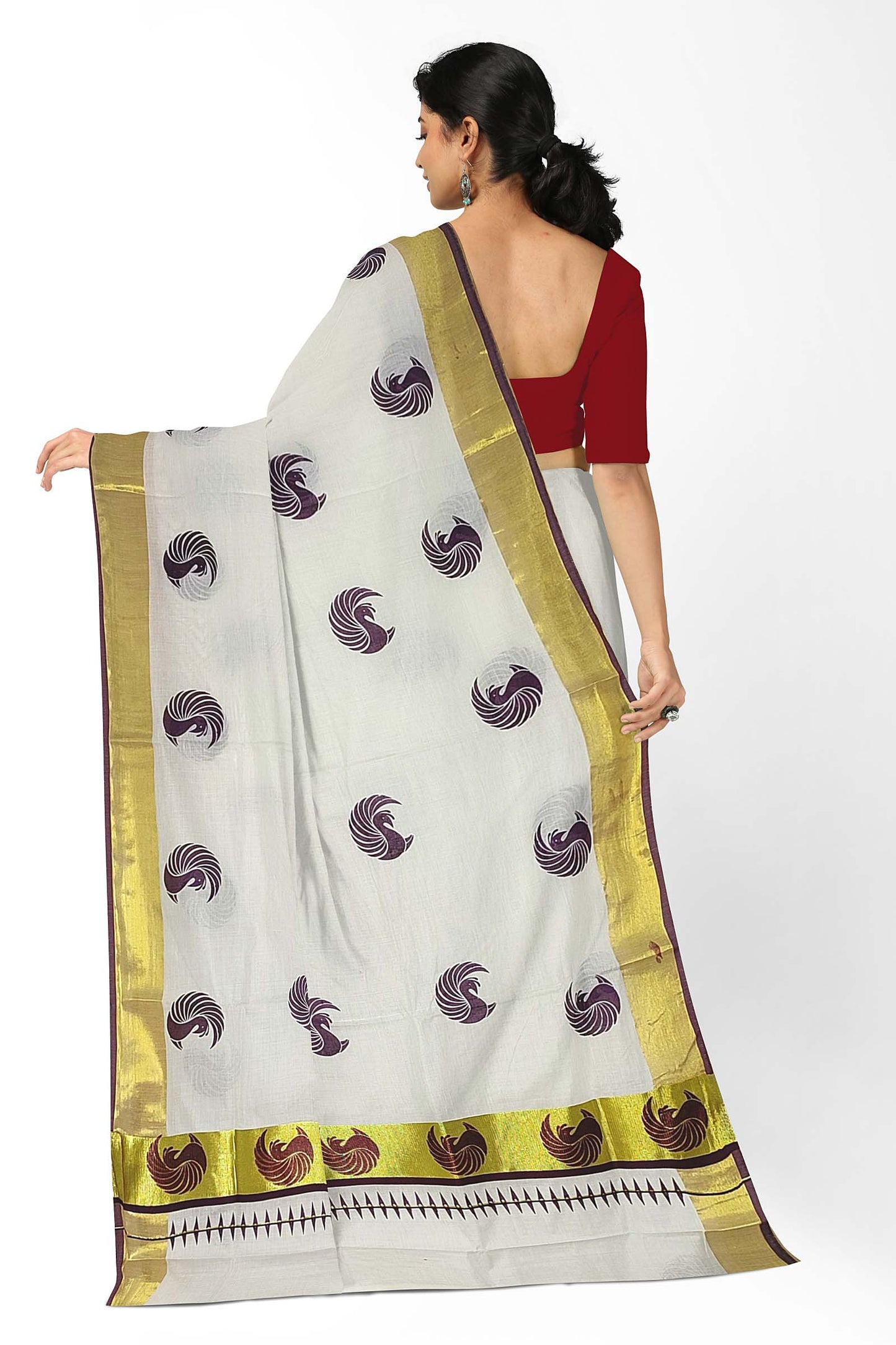 Kerala Printed Saree for Women
