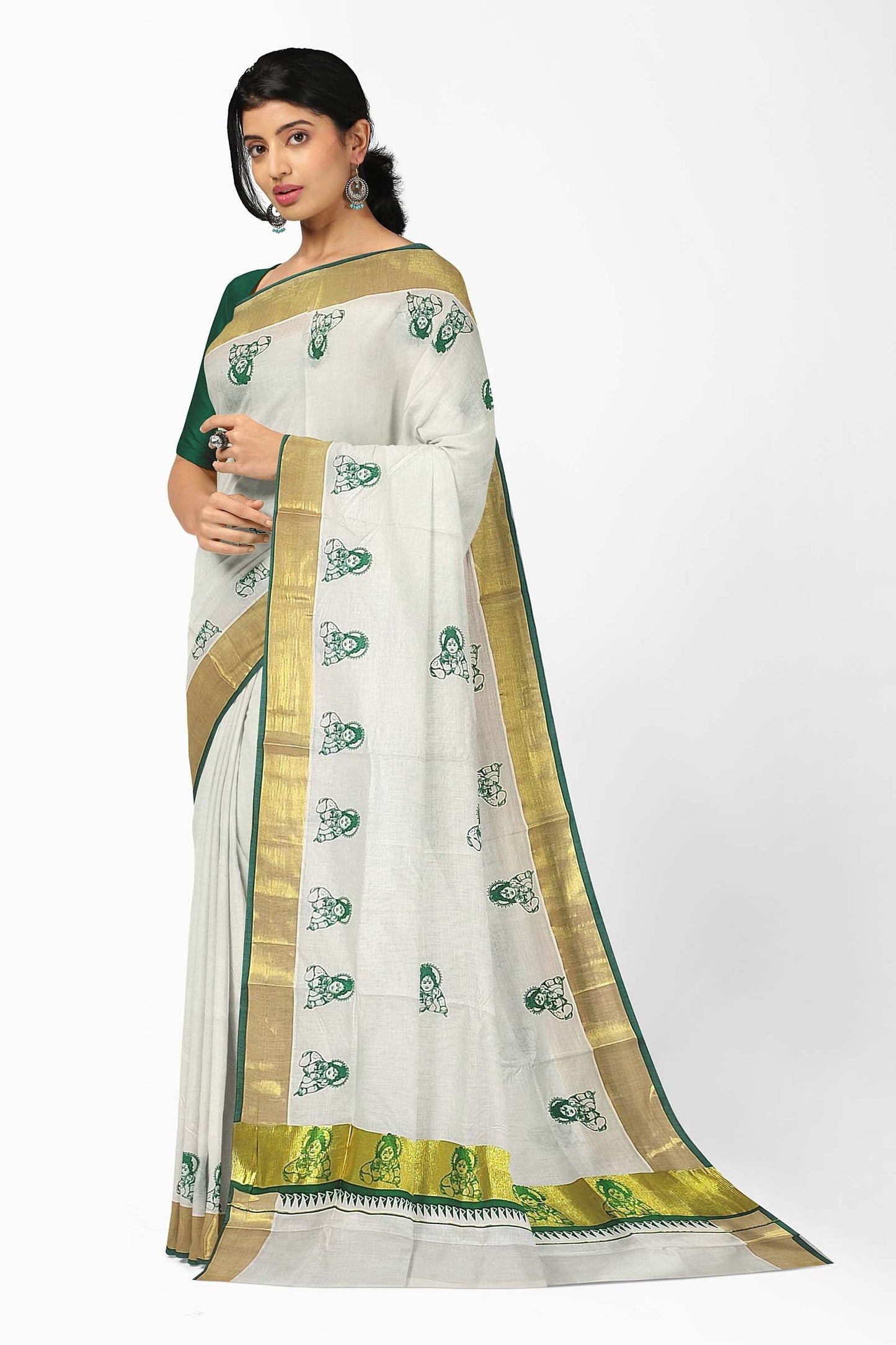 Kerala Printed Saree for Women