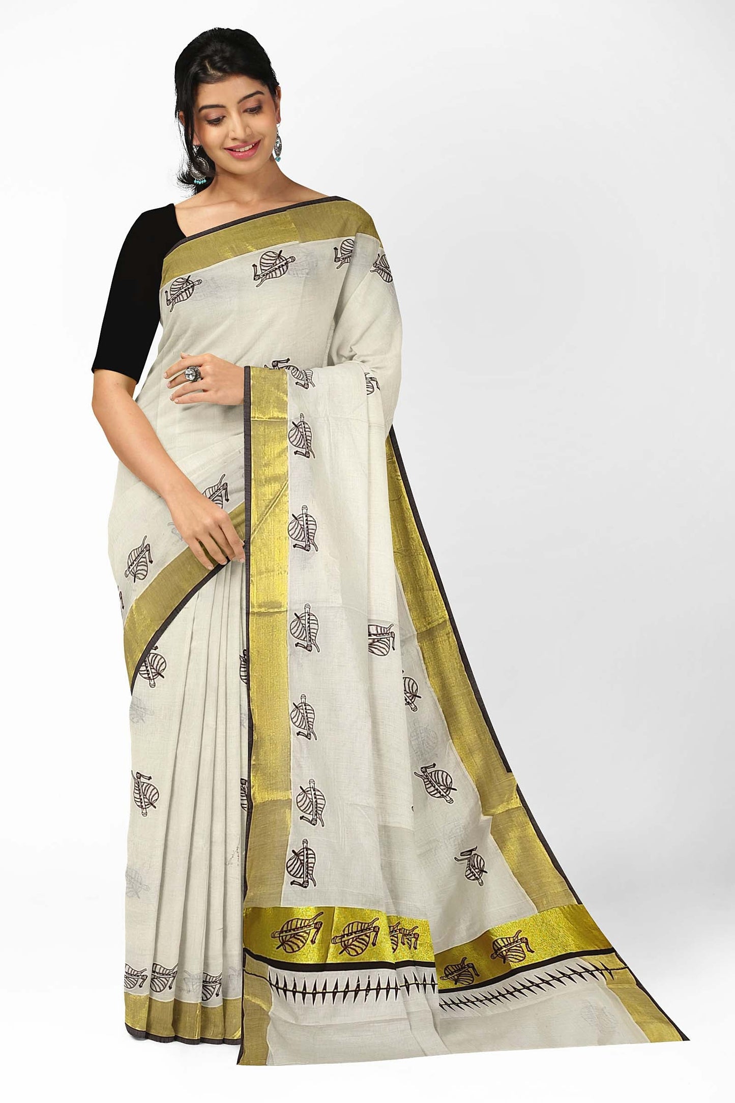 Kerala Printed Saree for Women