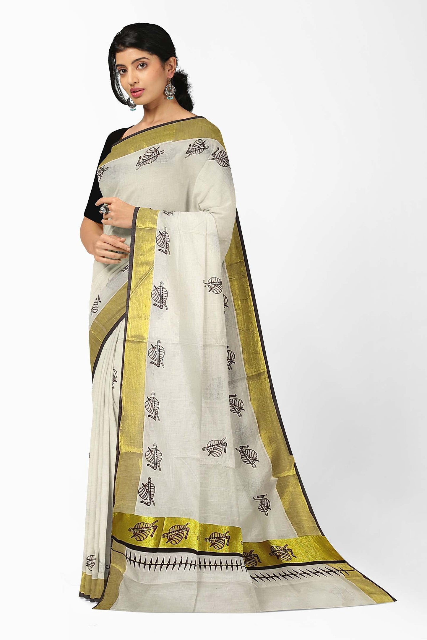 Kerala Printed Saree for Women