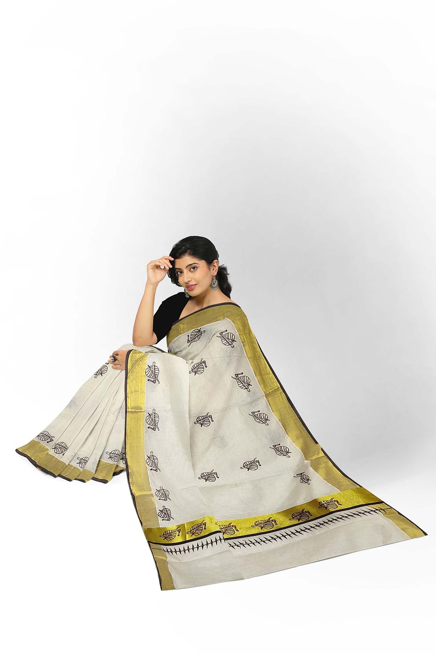 Kerala Printed Saree for Women