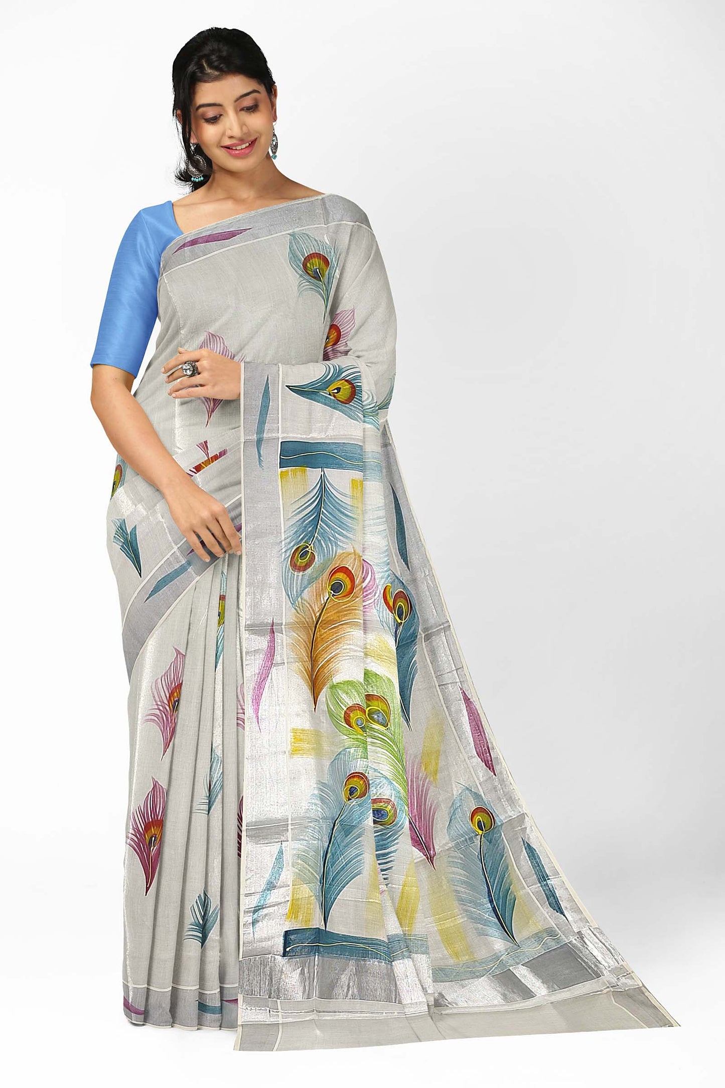 Kerala Tissue Saree for Women