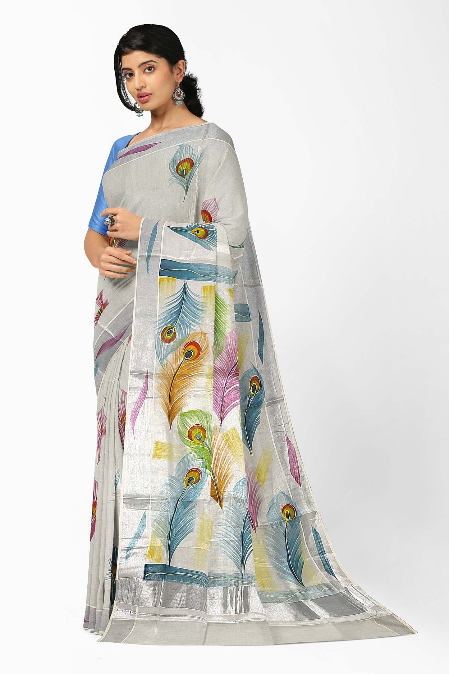 Kerala Tissue Saree for Women