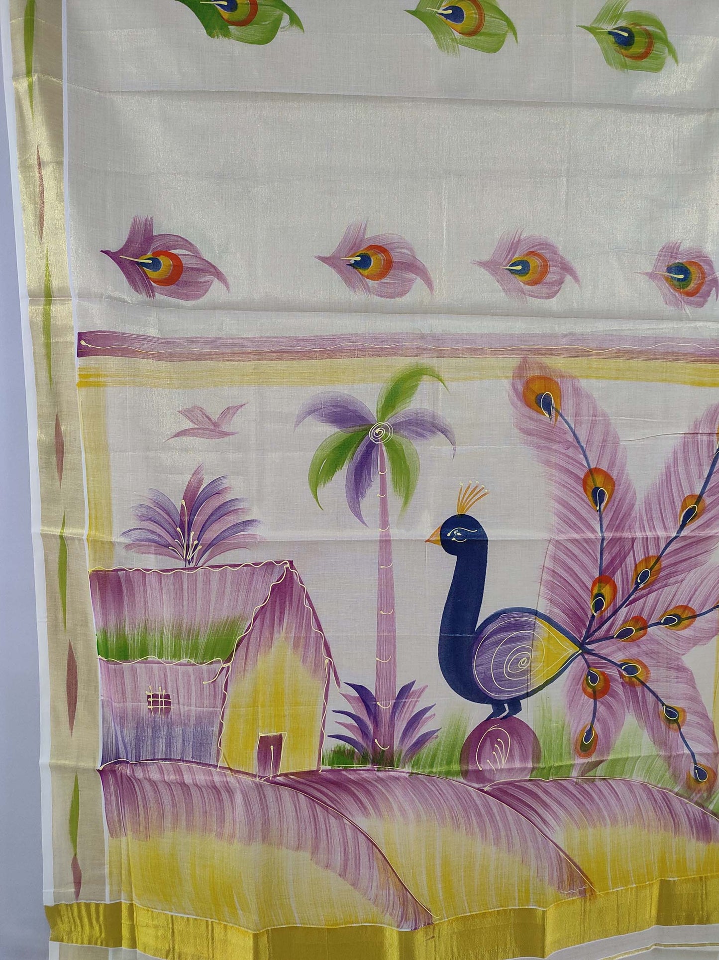 Kerala Tissue Saree for Women