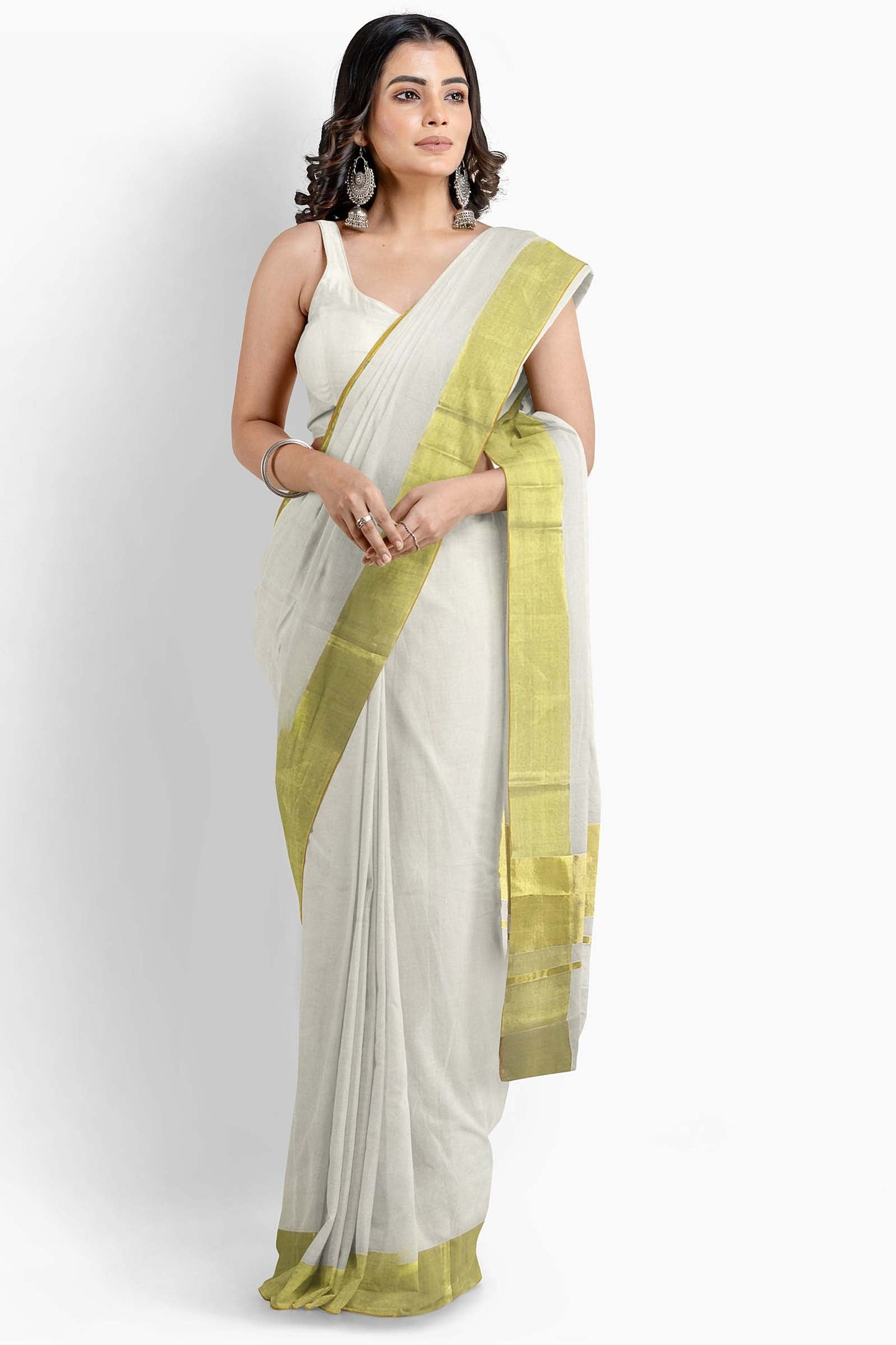 Kerala Kasavu Saree for Women