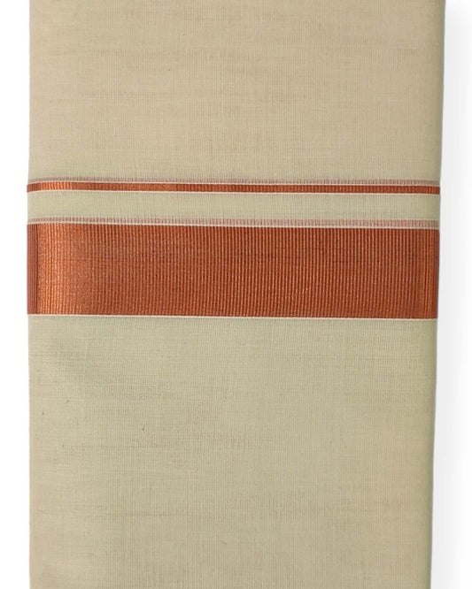 Original Balaramapuram Handloom Kasavu Mundu for Men