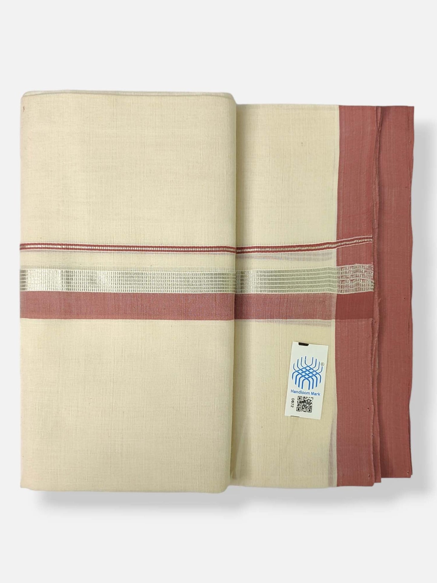 Kerala Handloom Mundu/Dhoti Pure Cotton