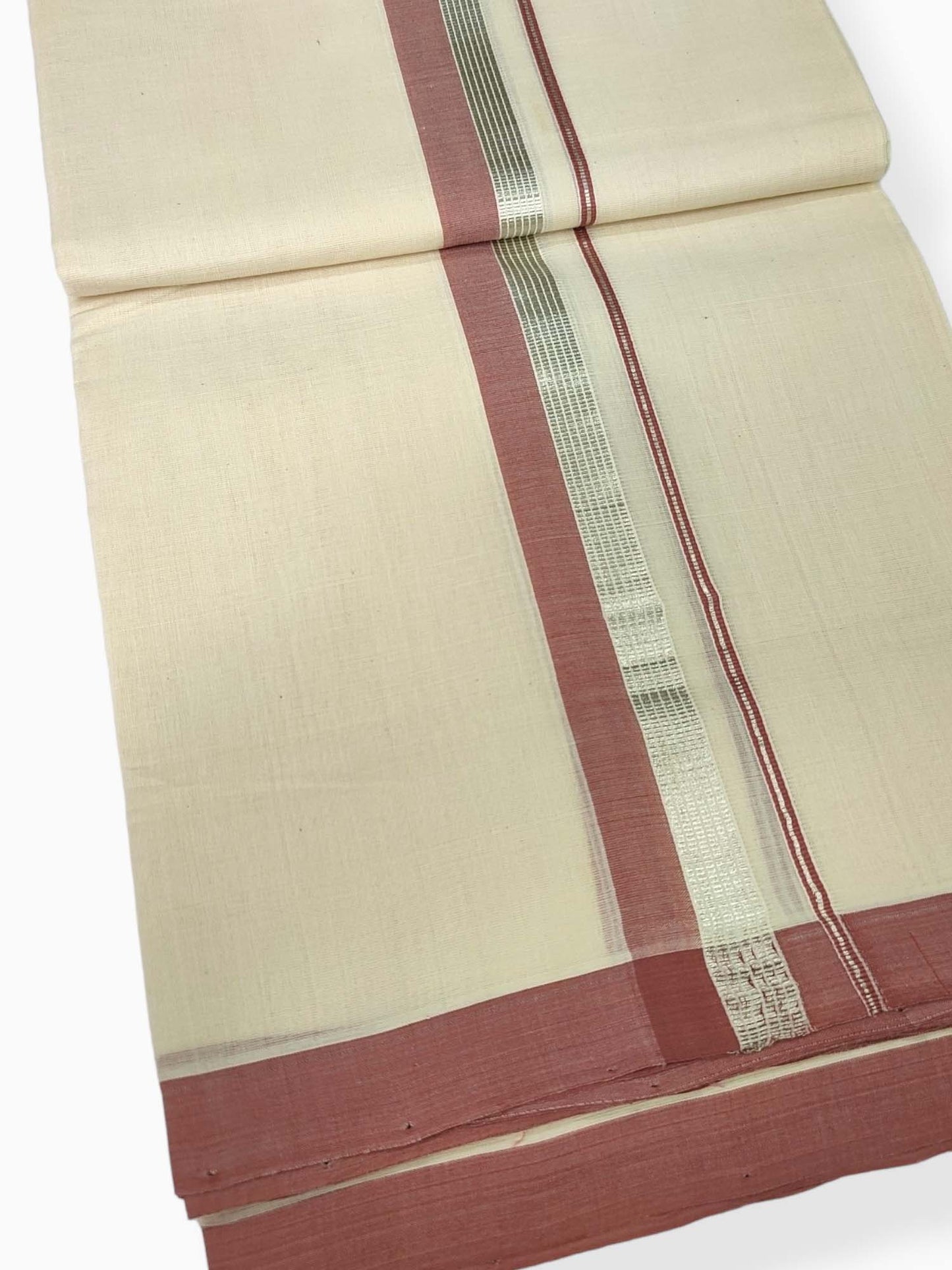 Kerala Handloom Mundu/Dhoti Pure Cotton