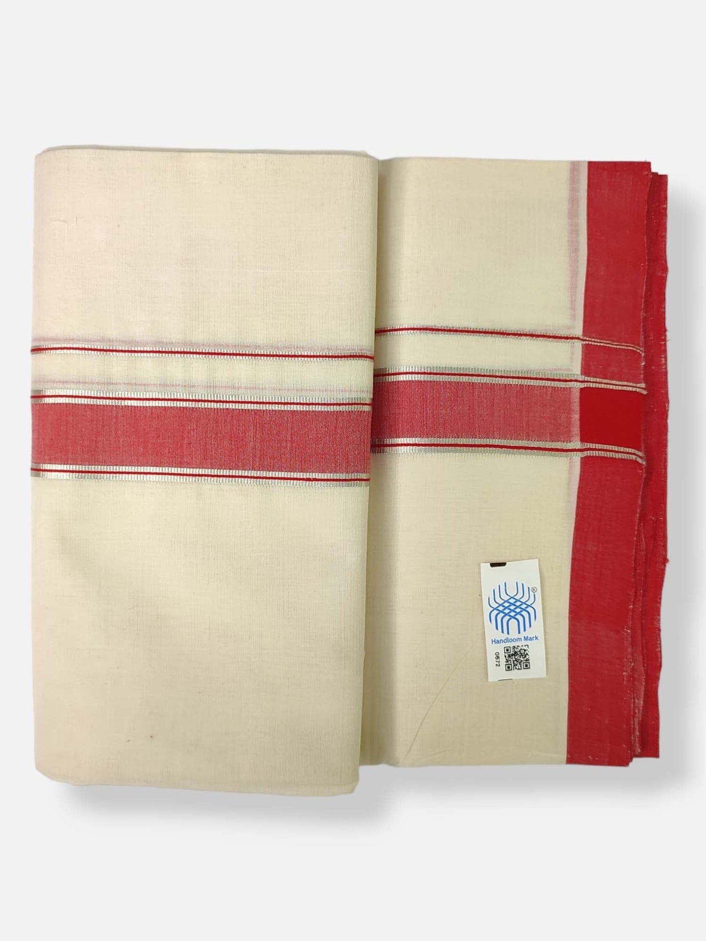 Kerala Handloom Mundu/Dhoti Pure Cotton