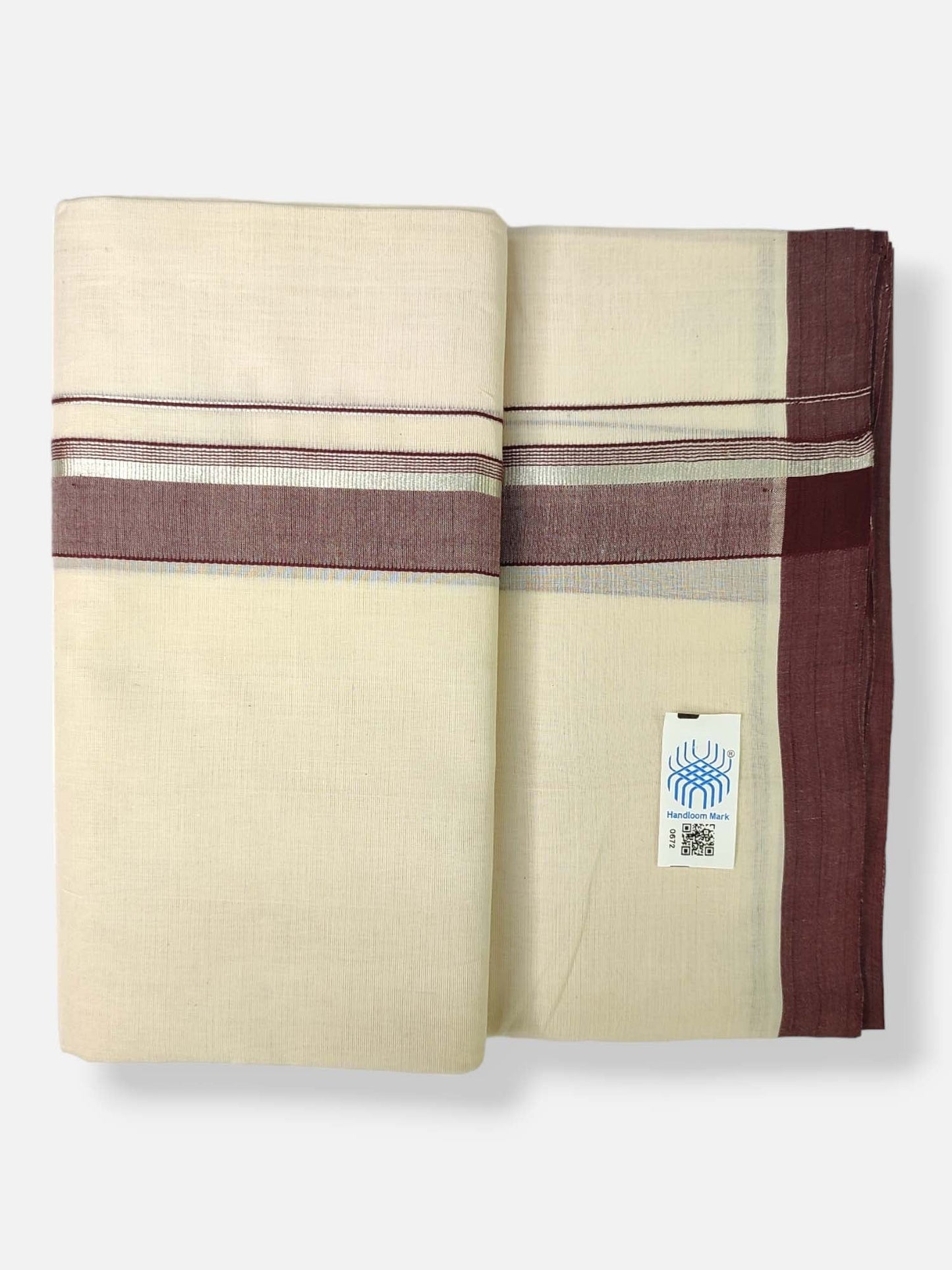 Kerala Handloom Mundu/Dhoti Pure Cotton