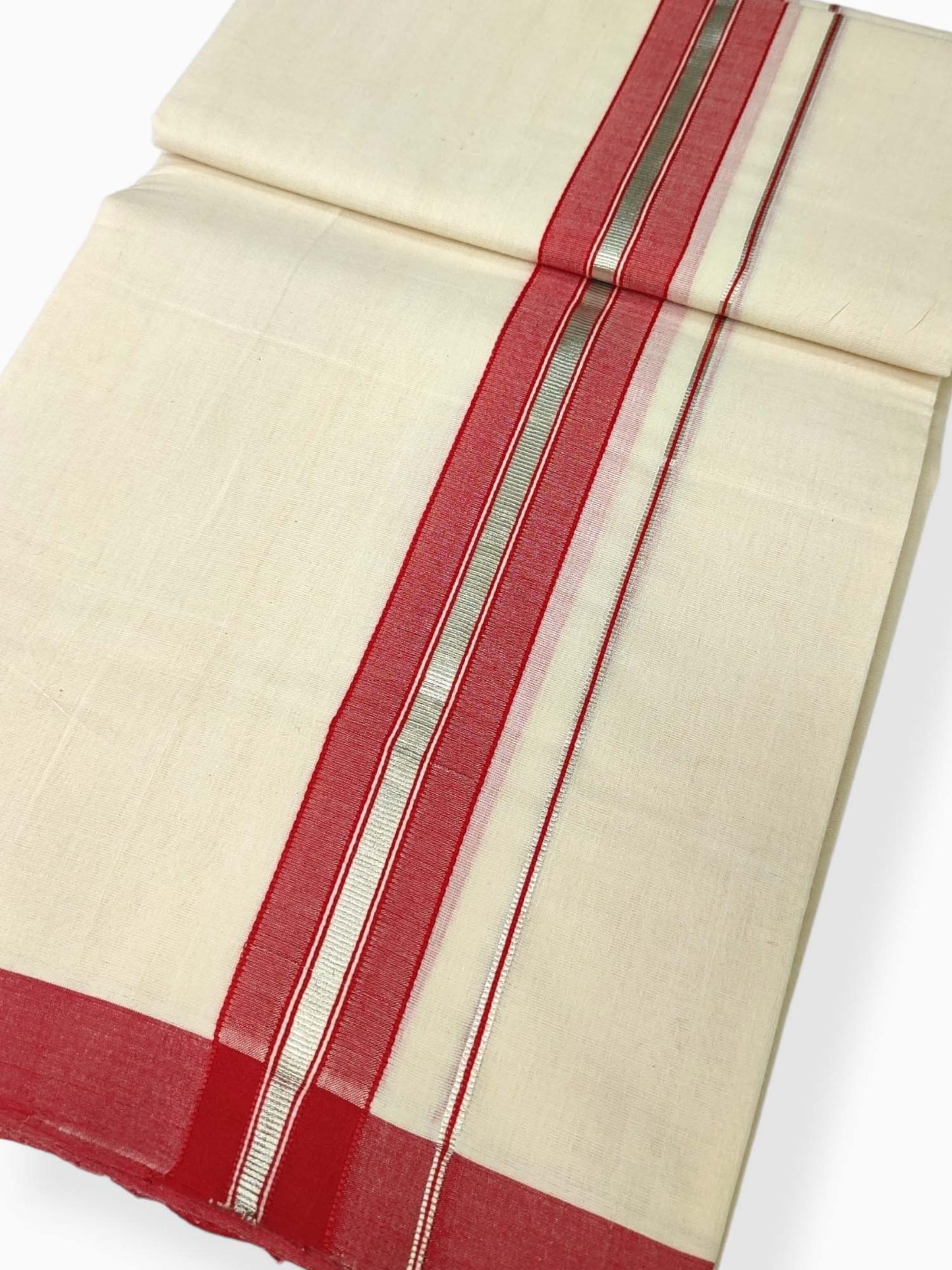 Kerala Handloom Mundu/Dhoti Pure Cotton