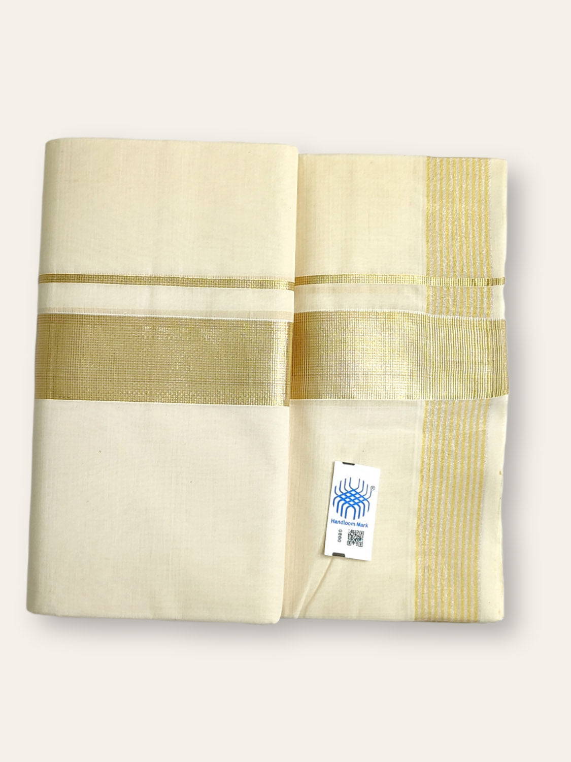 Handloom Kasavu Mundu for Men