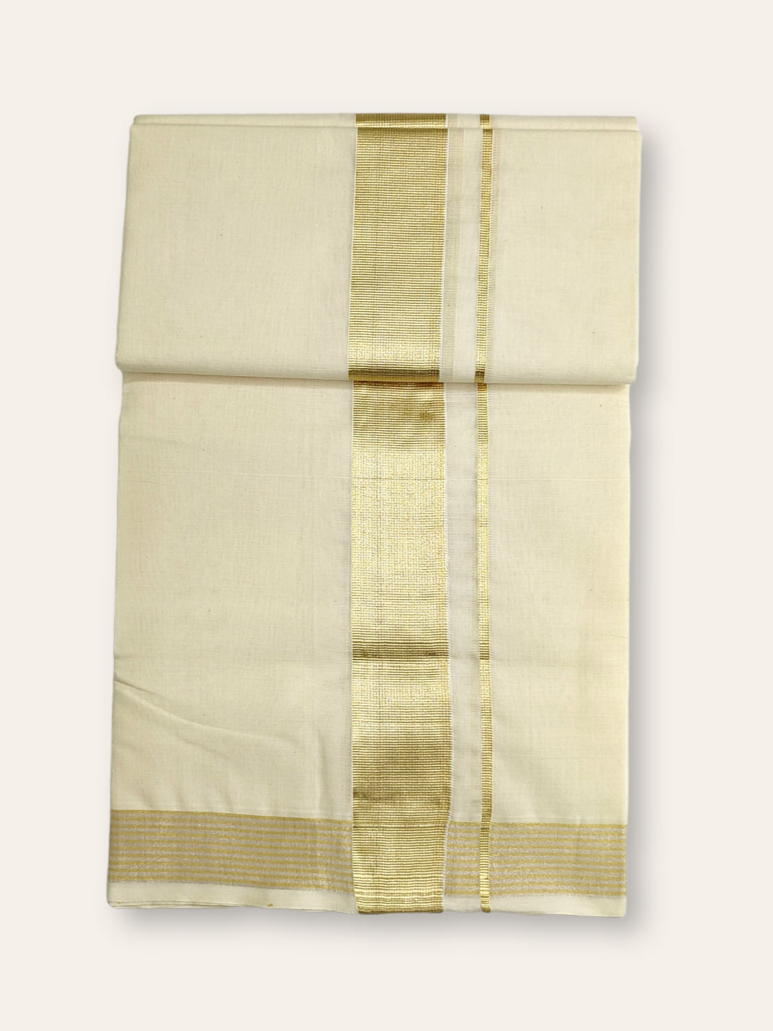 Handloom Kasavu Mundu for Men
