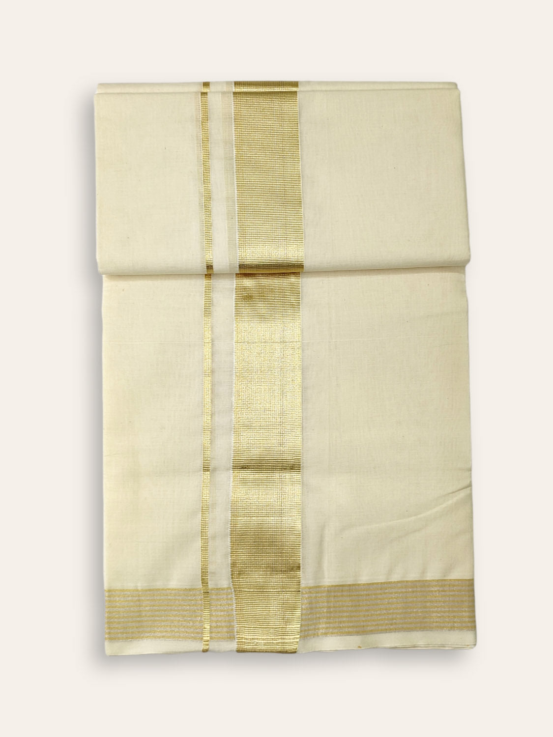 Handloom Kasavu Mundu for Men