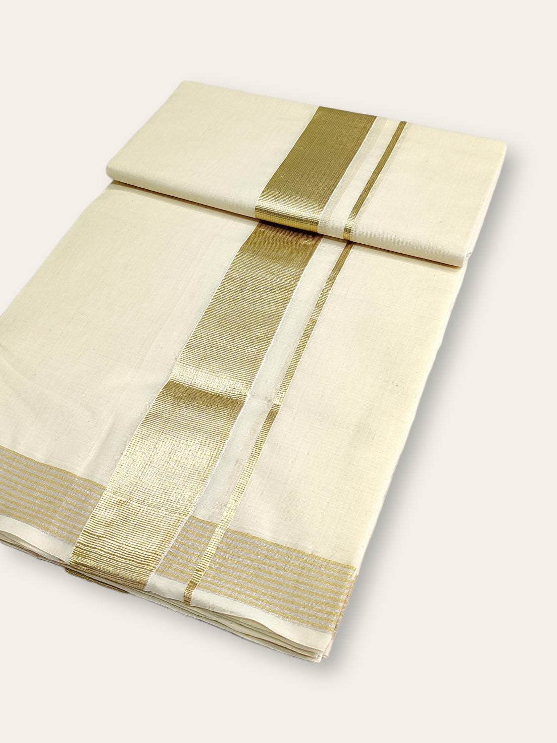 Handloom Kasavu Mundu for Men