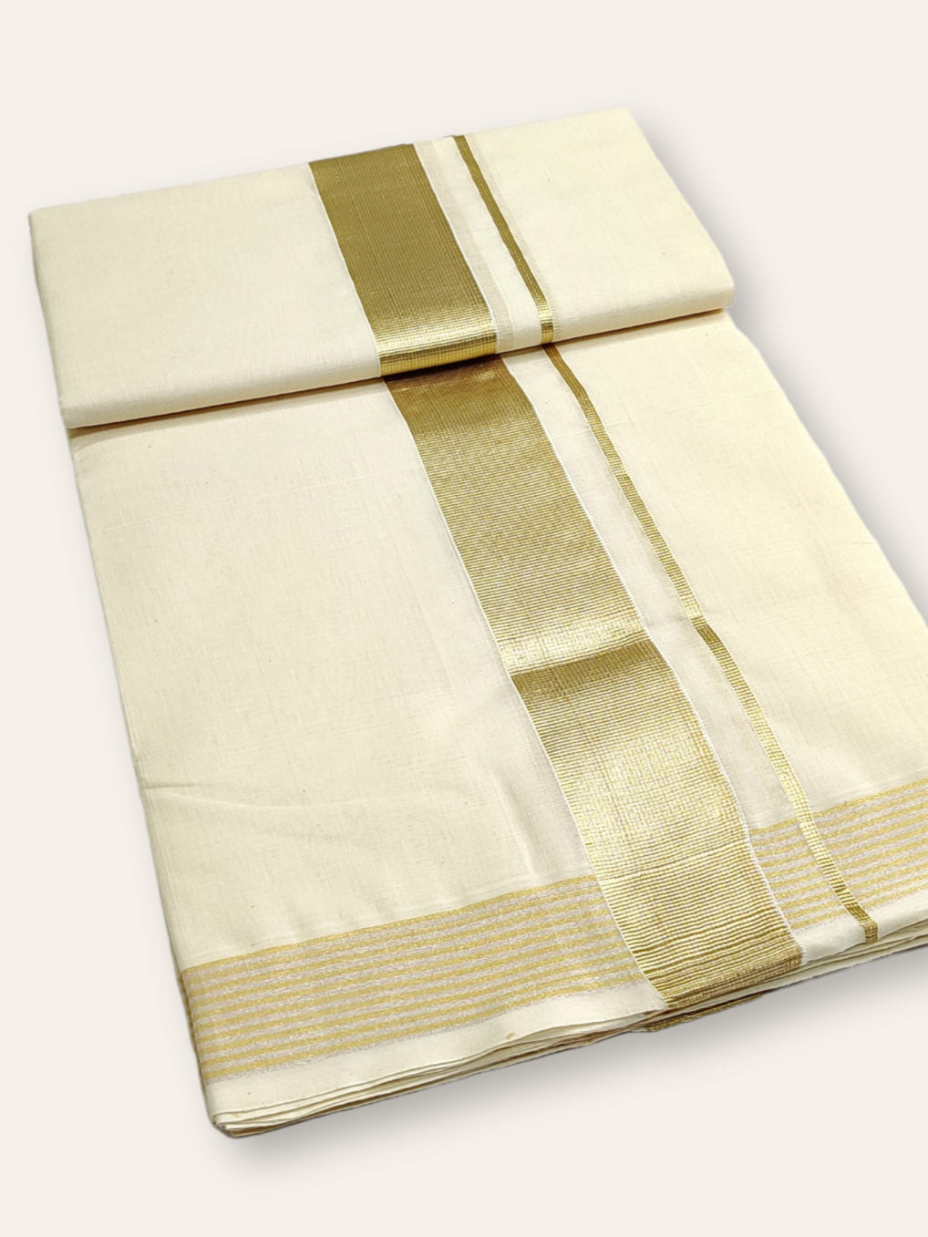 Handloom Kasavu Mundu for Men
