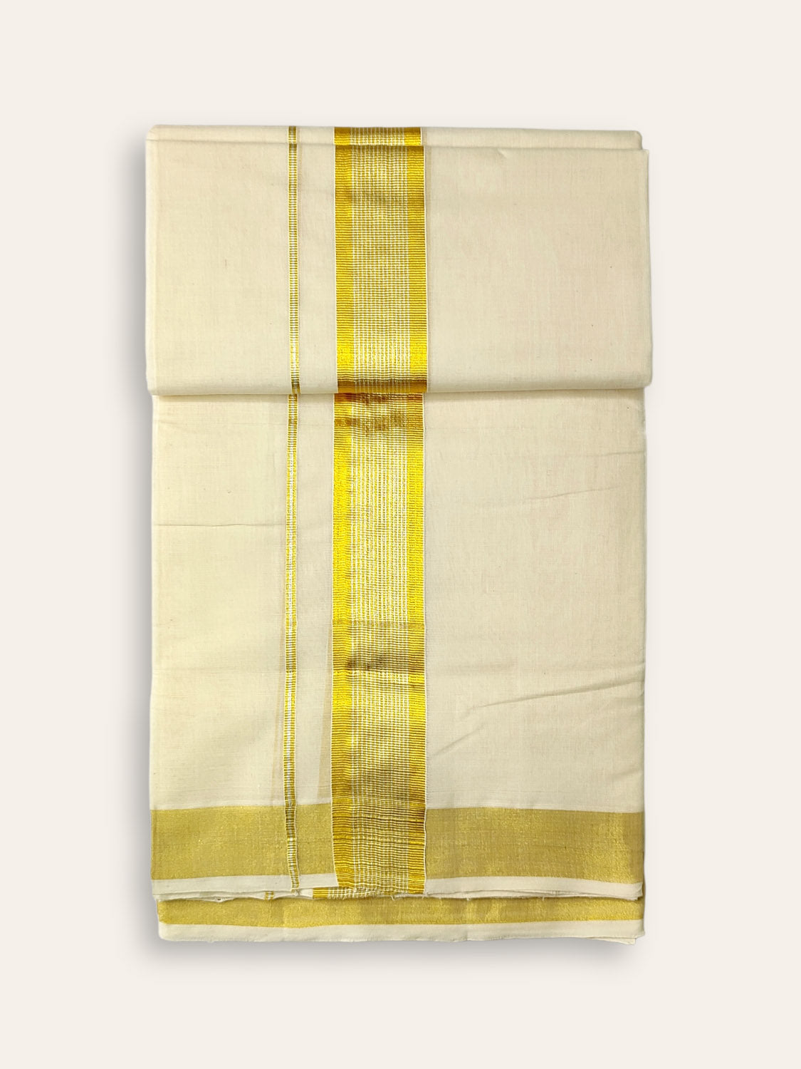 Handloom Kasavu Mundu for Men