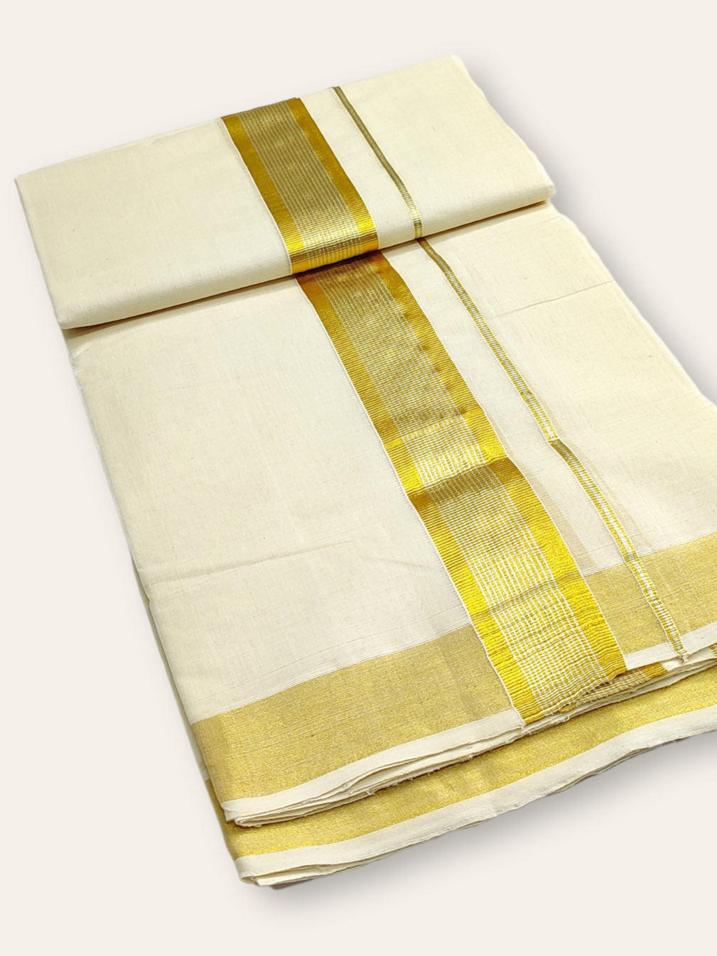 Handloom Kasavu Mundu for Men