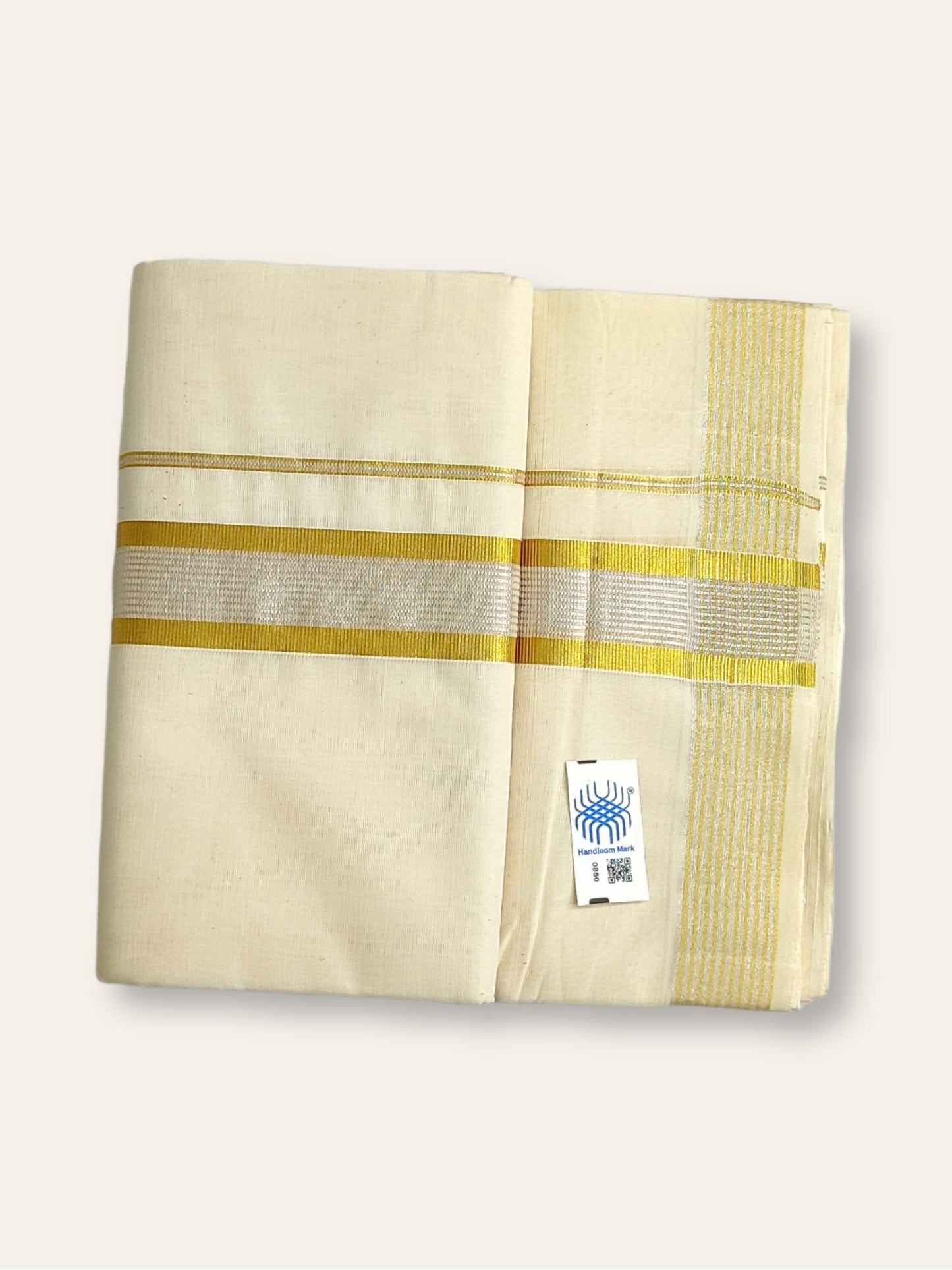 Handloom Kasavu Mundu for Men