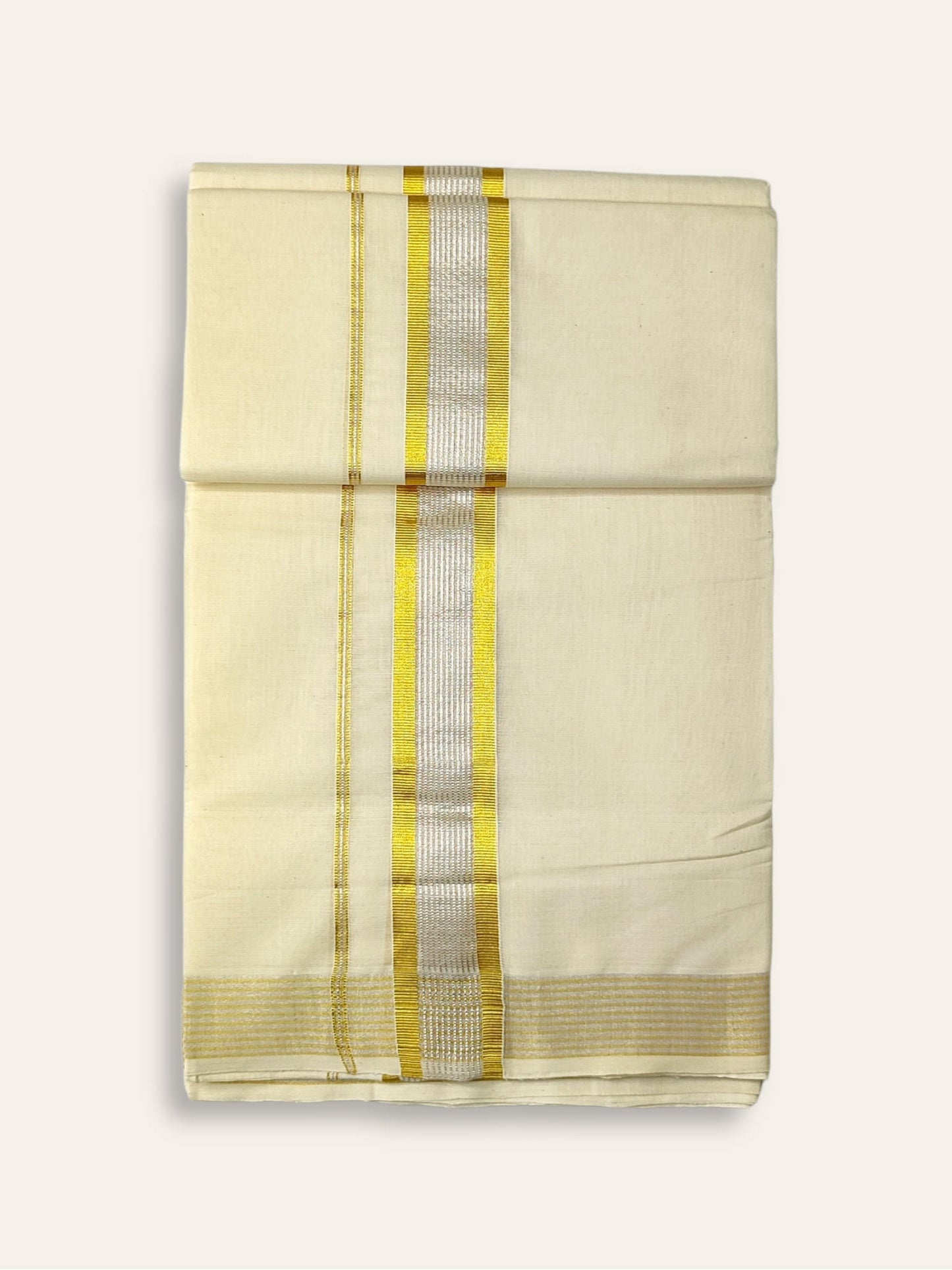 Handloom Kasavu Mundu for Men