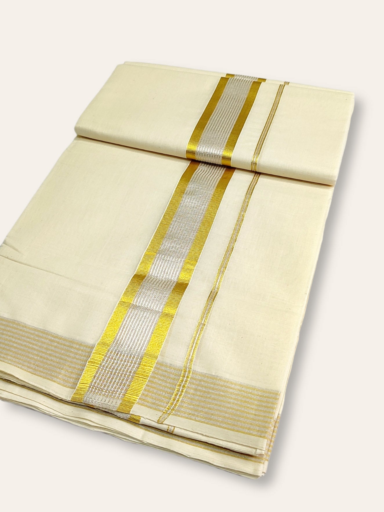 Handloom Kasavu Mundu for Men