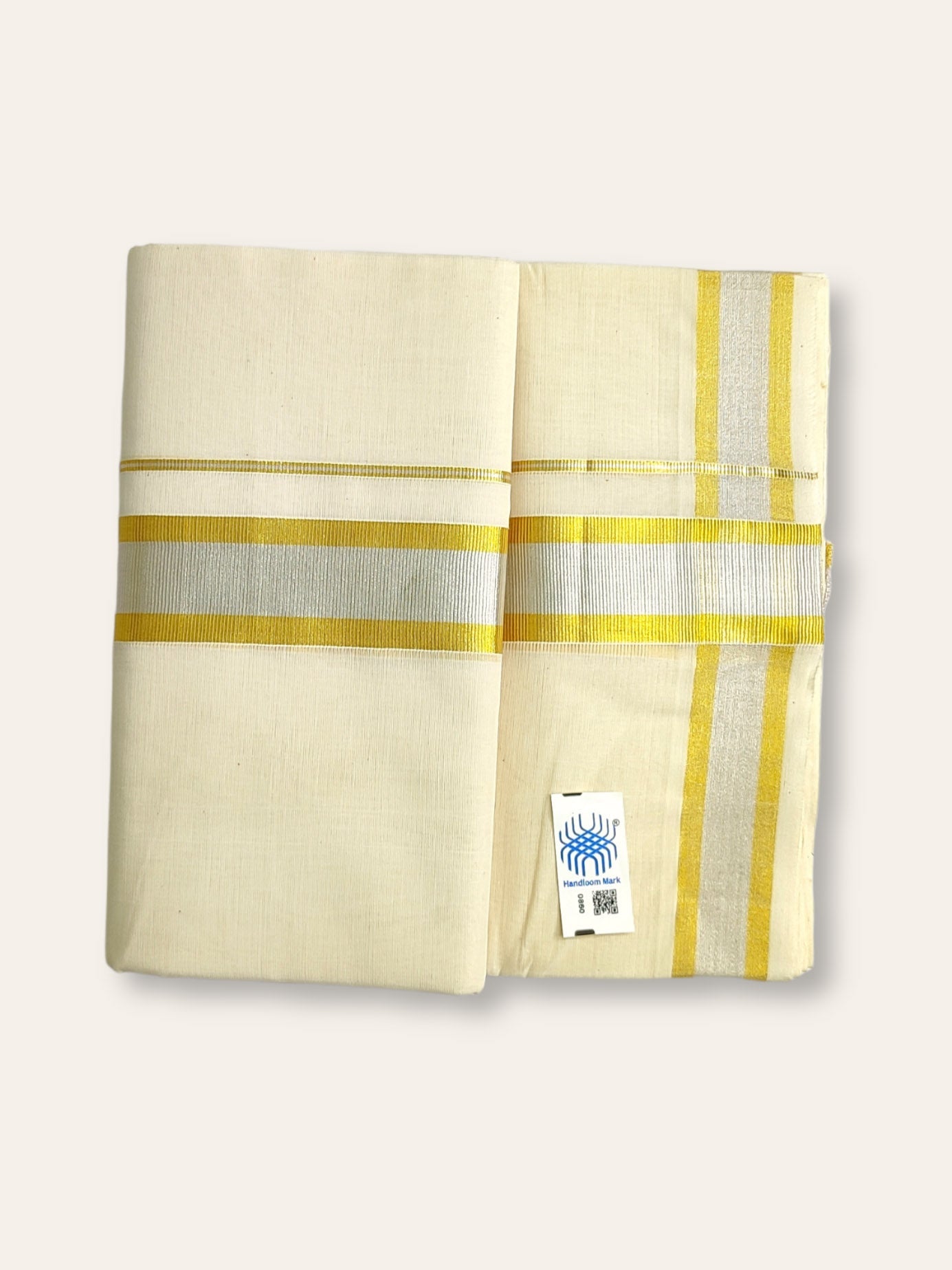 Handloom Kasavu Mundu for Men