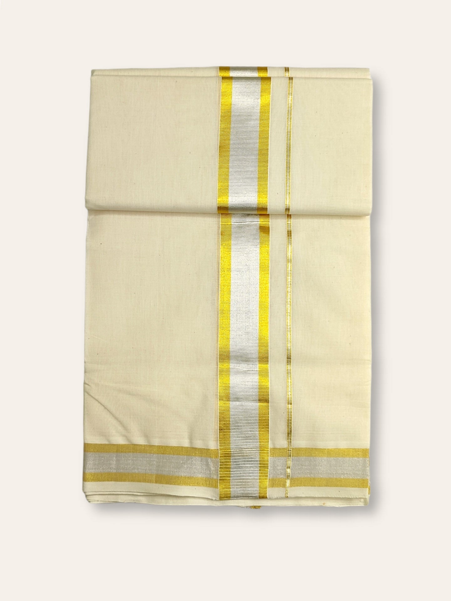 Handloom Kasavu Mundu for Men