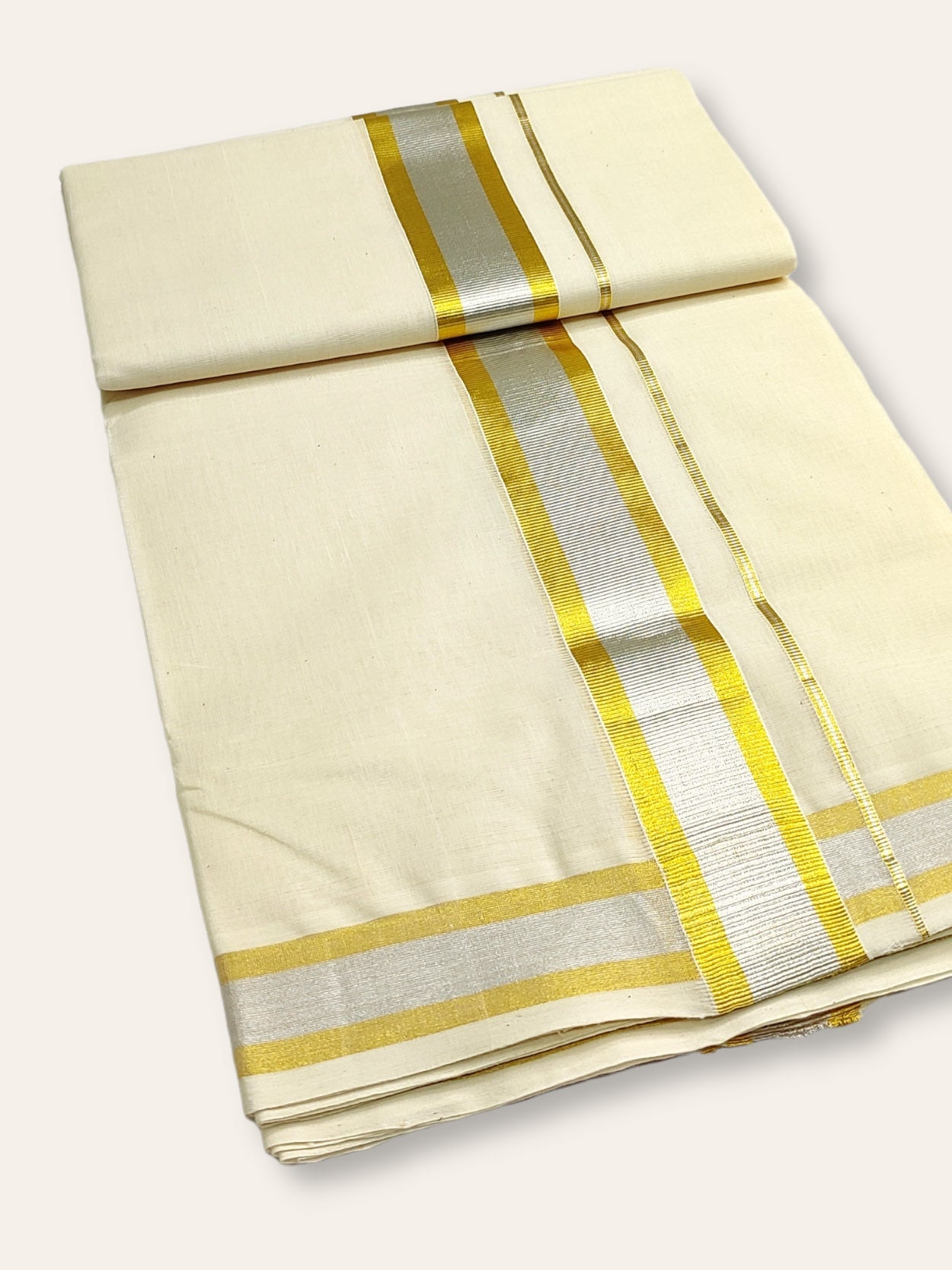 Handloom Kasavu Mundu for Men